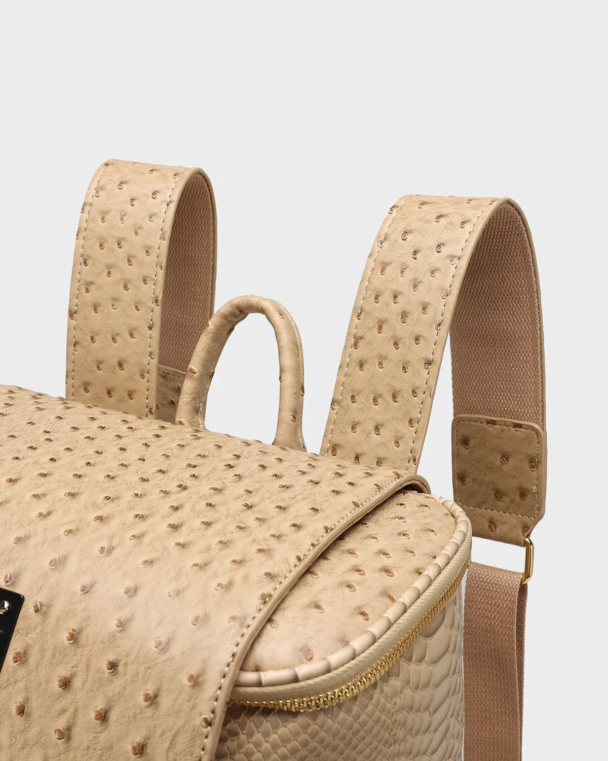 Journey Multi-Pocket Backpack in Tan Brown - Image 7