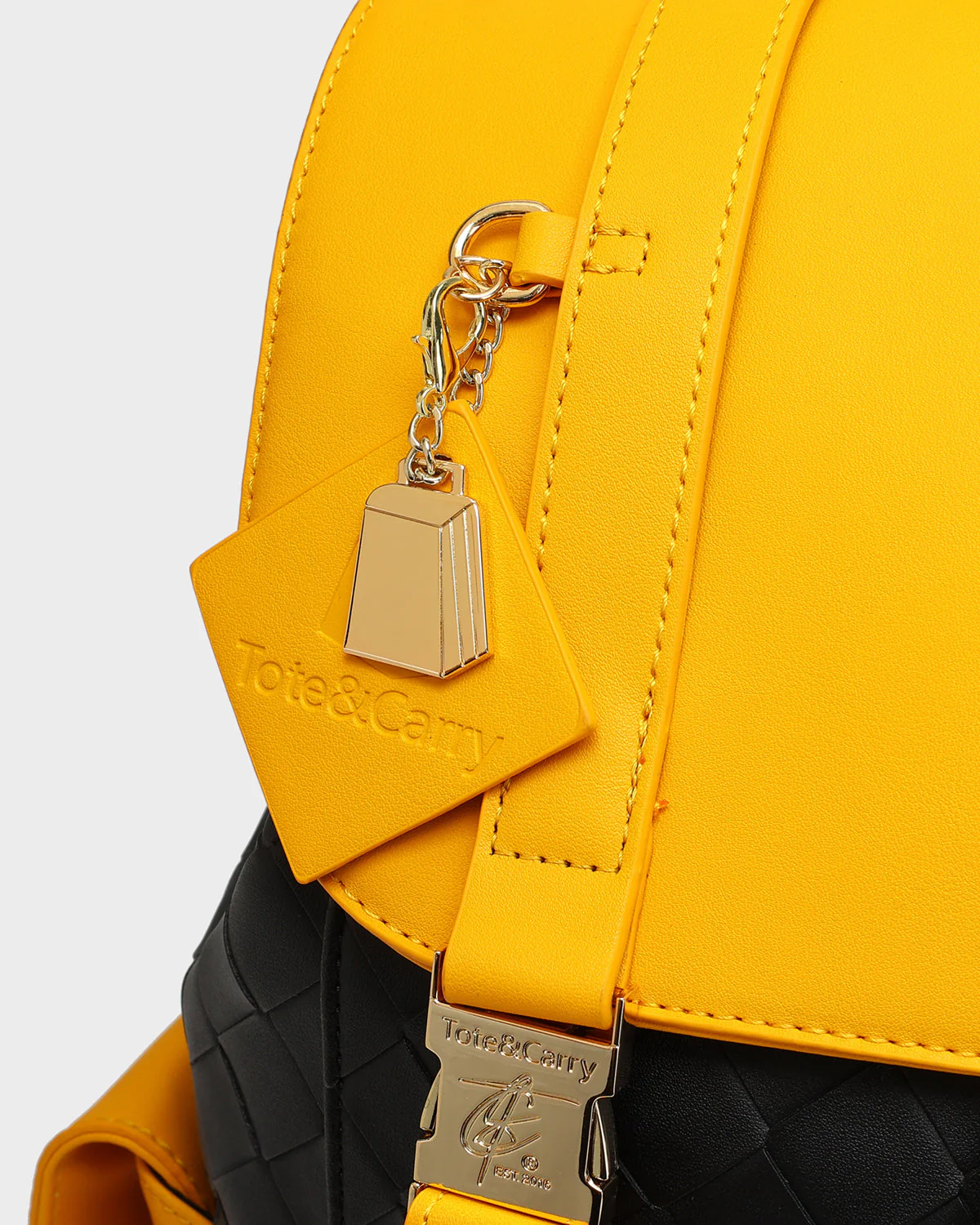 Bodega Explorer Backpack in Black & Yellow - Image 8