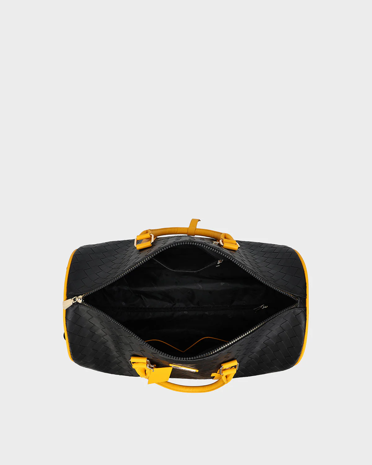 Bodega Explorer Rolling Duffle Set in Black Yellow - Image 13