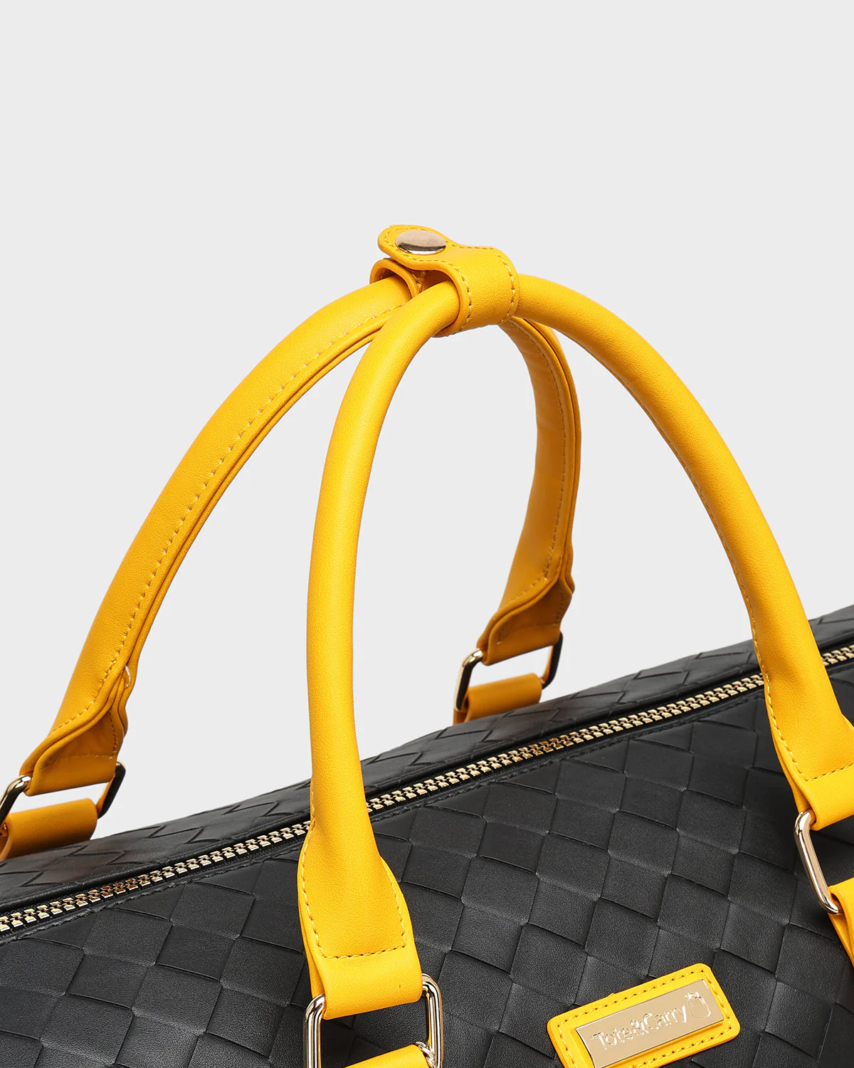 Bodega Explorer Rolling Duffle Set in Black Yellow - Image 14