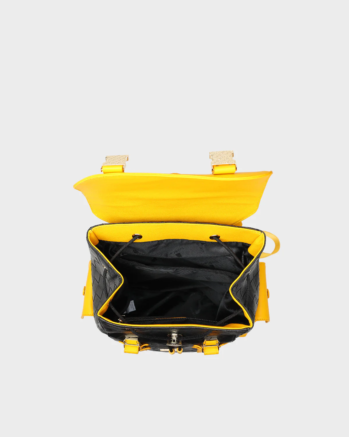 Bodega Explorer Rolling Duffle Set in Black Yellow - Image 6