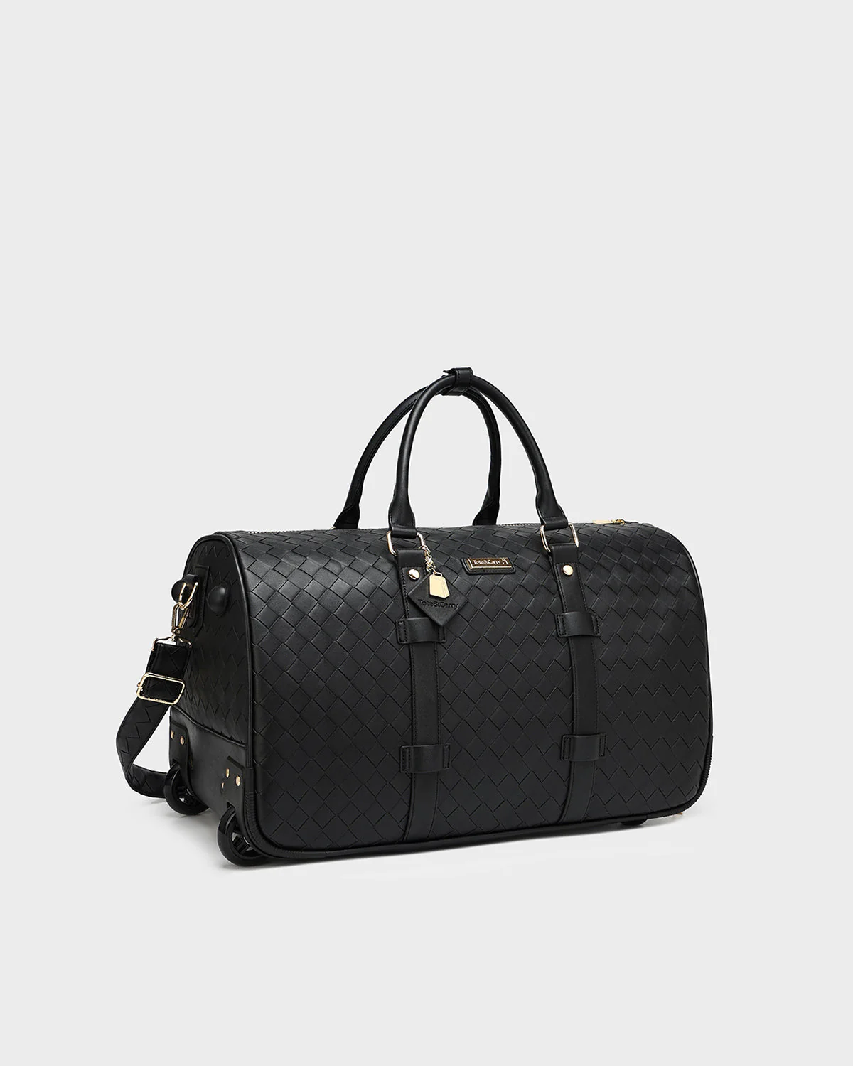 Bodega Traveler Rolling Duffle in Black - Image 3