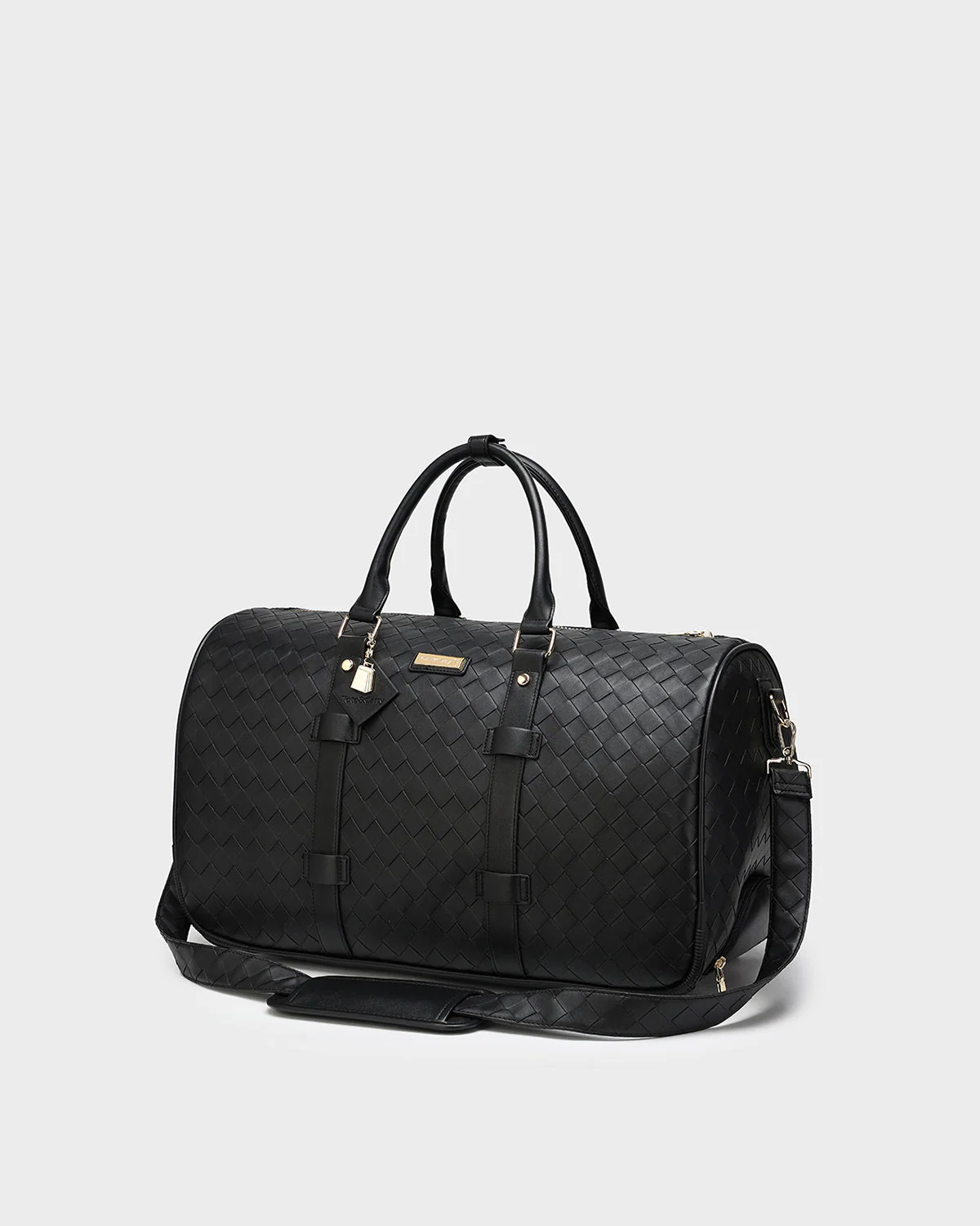 Bodega Traveler Rolling Duffle in Black - Image 4