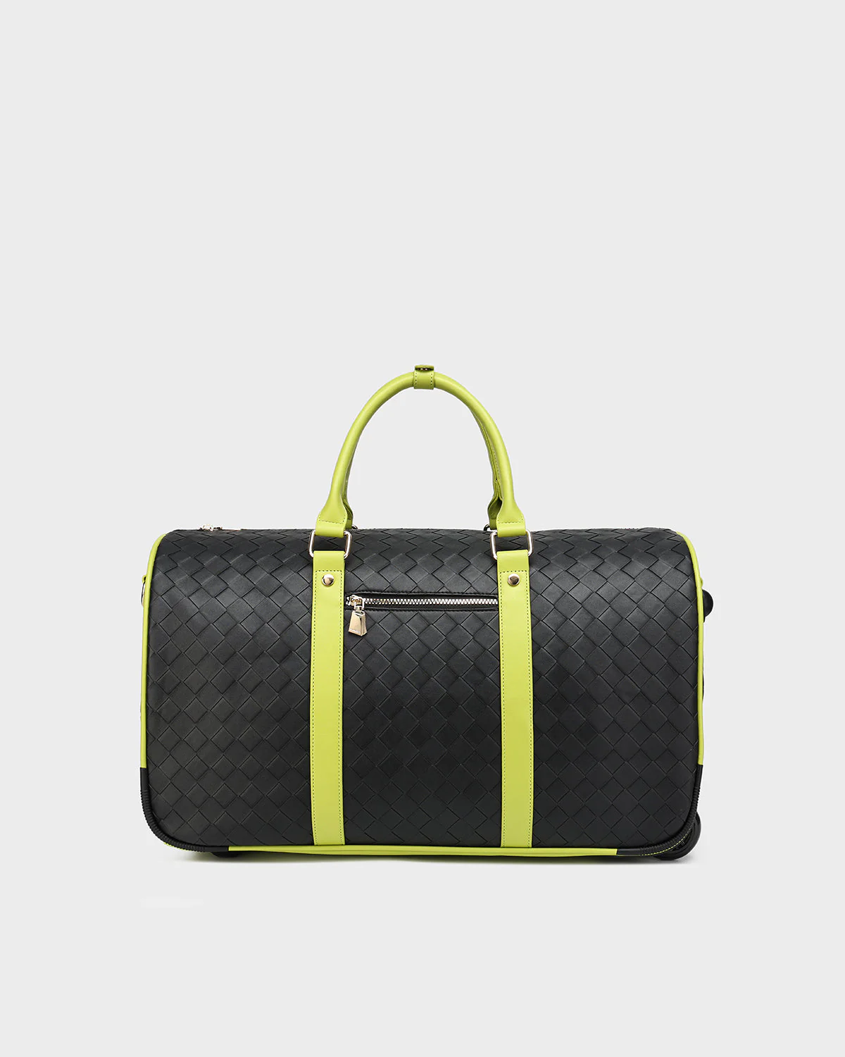 Bodega Traveler Rolling Duffle in Black & Slyme - Image 5