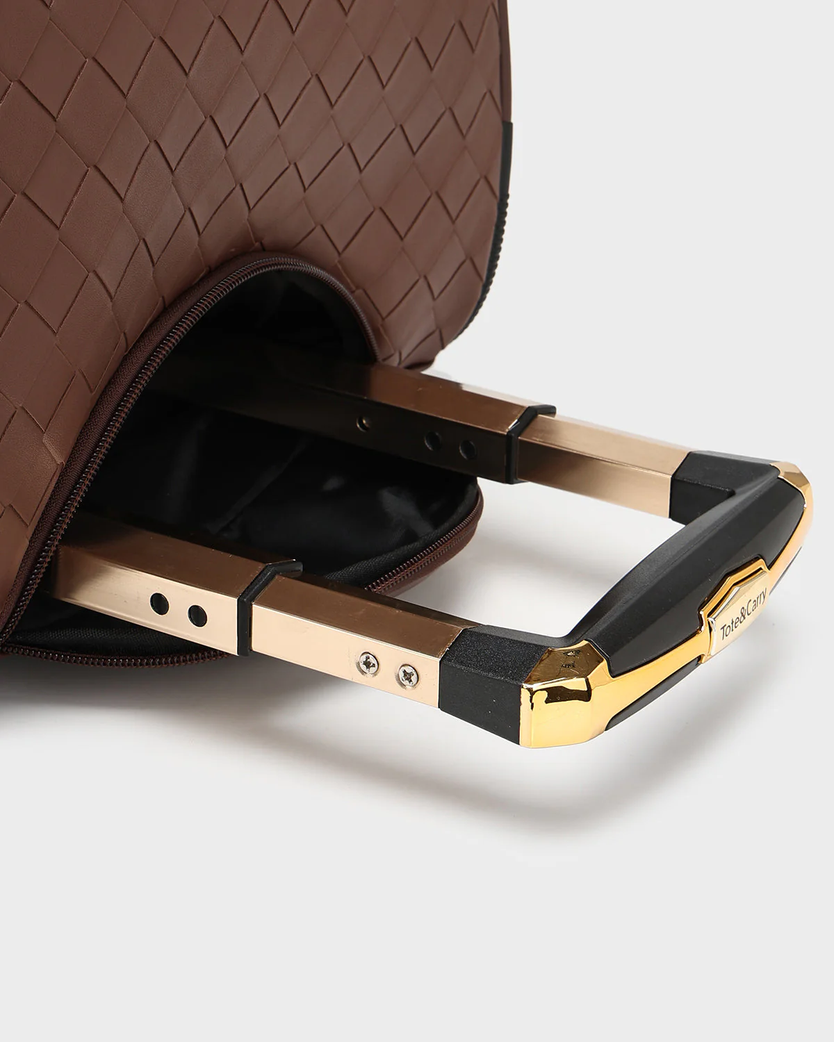 Bodega Traveler Rolling Duffle in Brown - Image 9