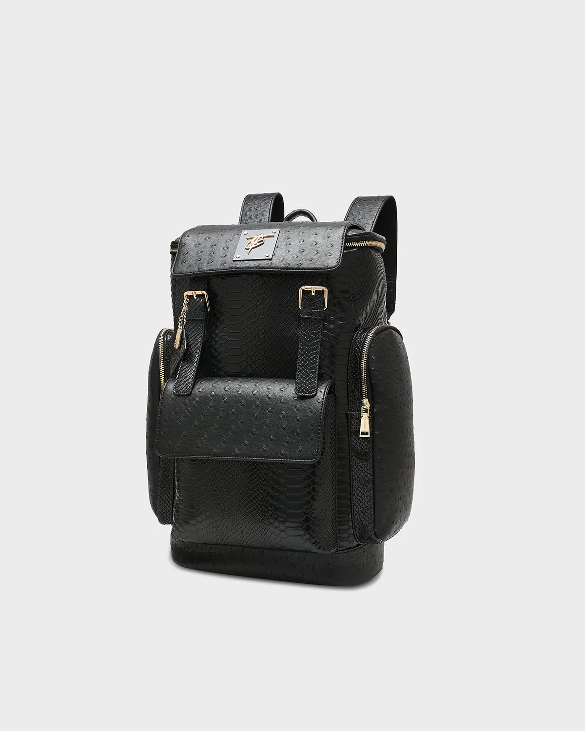 Journey Multi-Pocket Backpack in Black - Image 3
