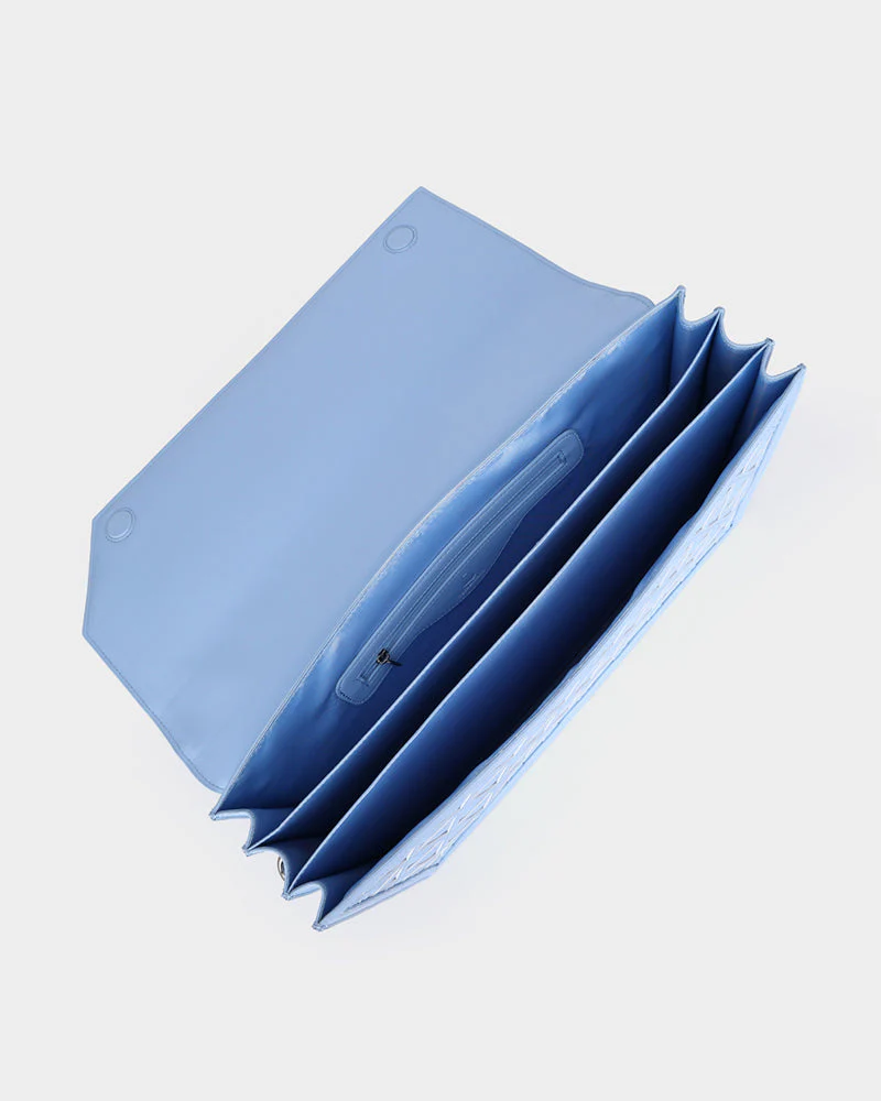 First Class CEO Briefcase in Baby Blue - Image 6