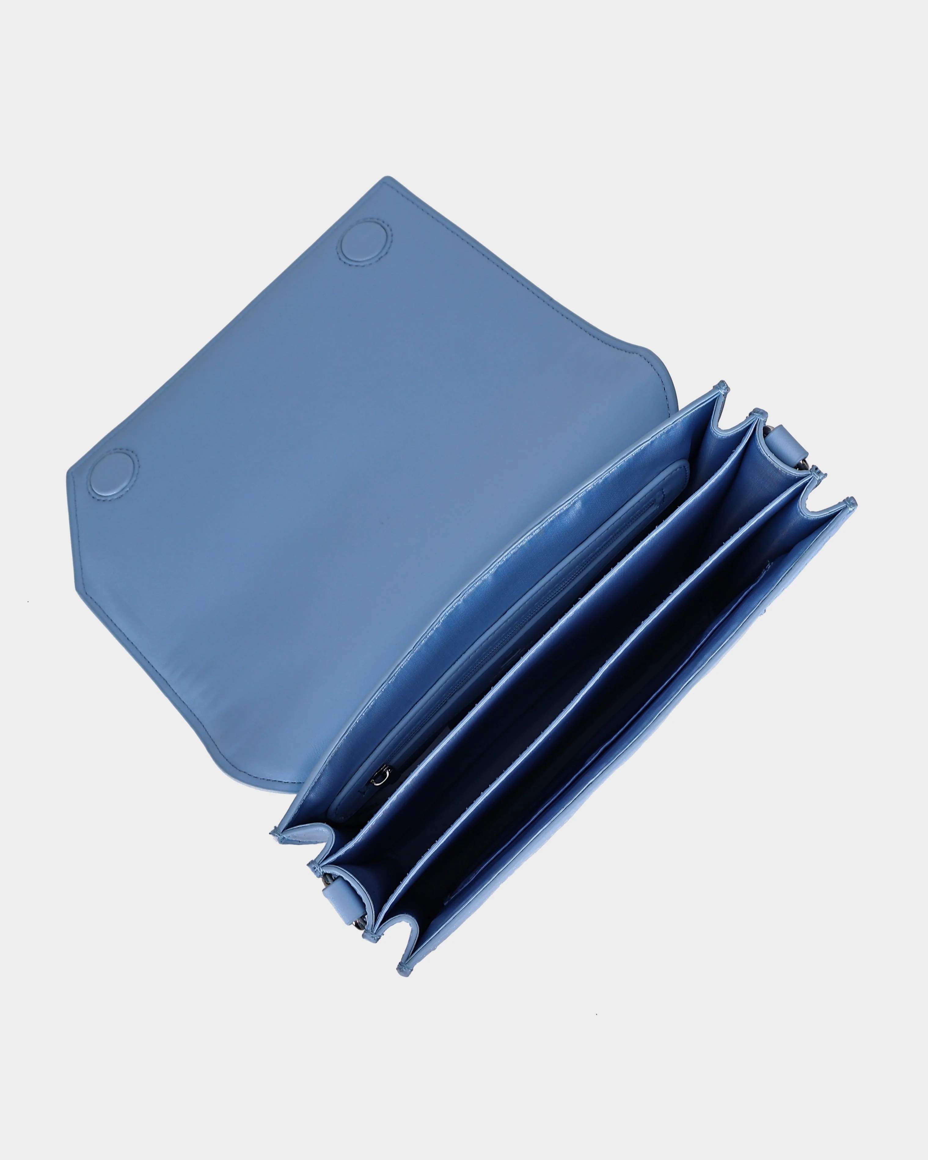 First Class Mini Crossbody Bag in Baby Blue - Image 6