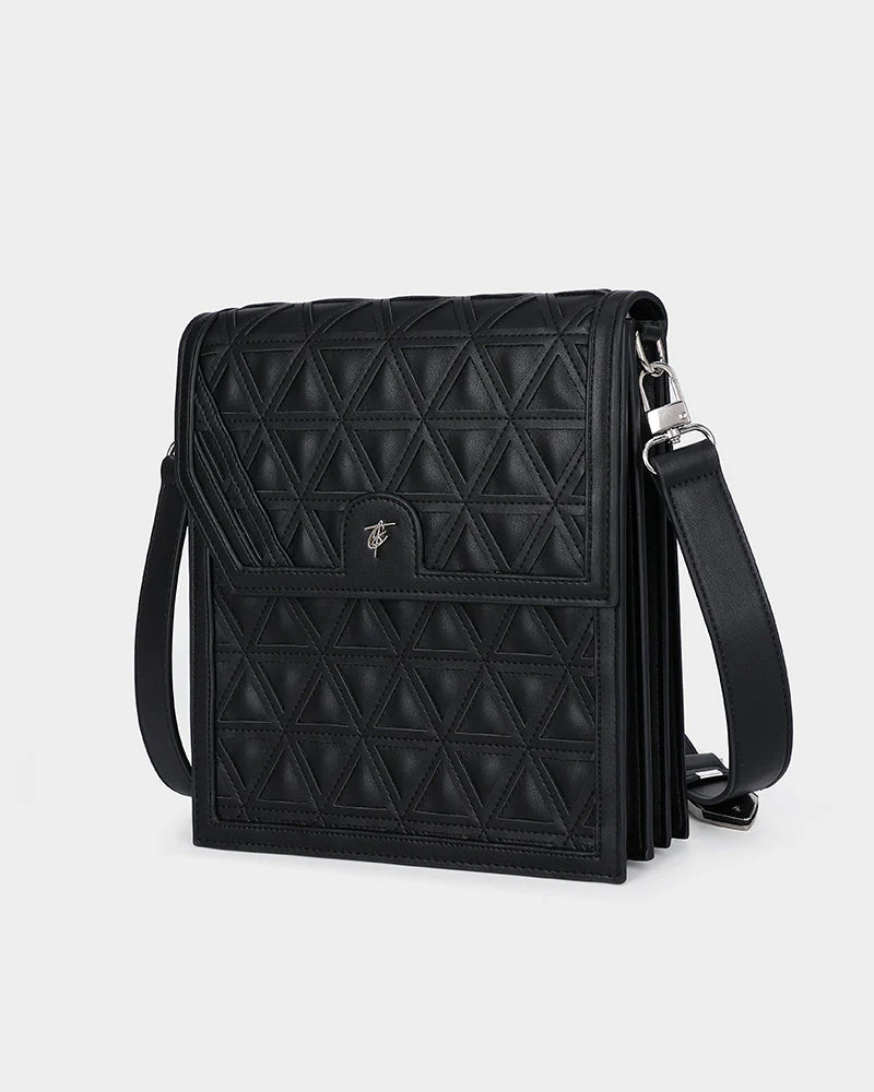 First Class Mini Crossbody Bag in Black - Image 3