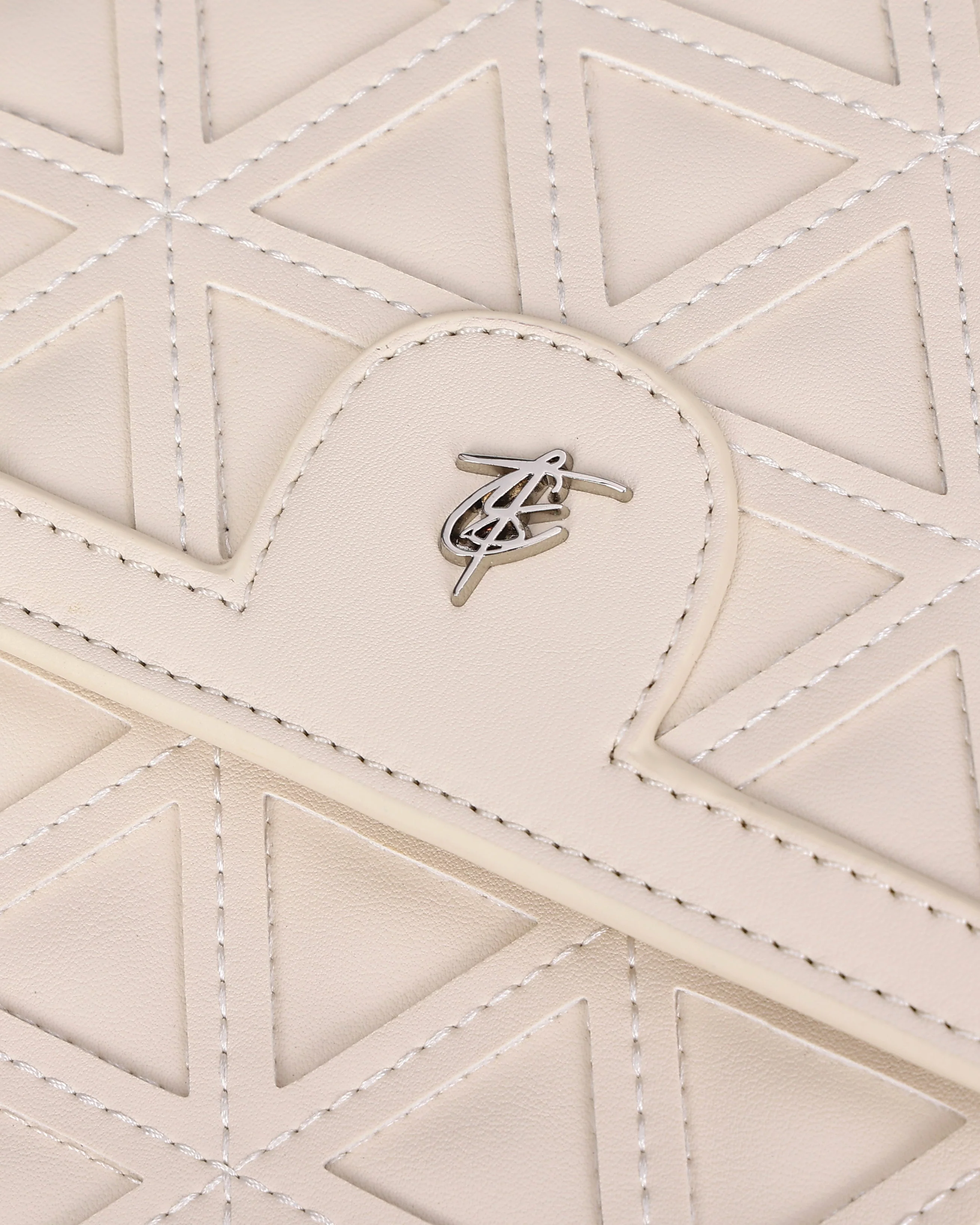 First Class Mini Crossbody Bag in Cream White - Image 10