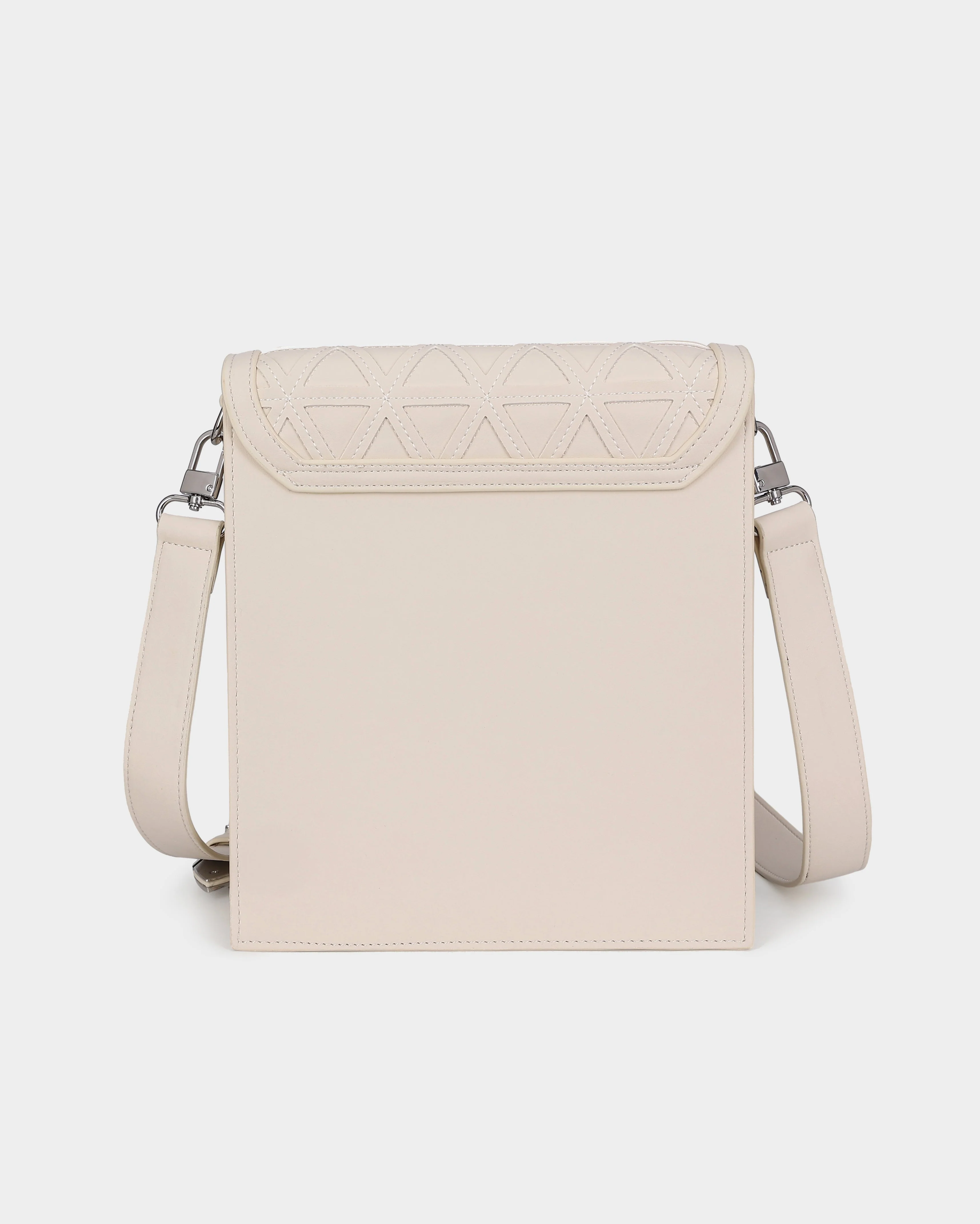First Class Mini Crossbody Bag in Cream White - Image 4