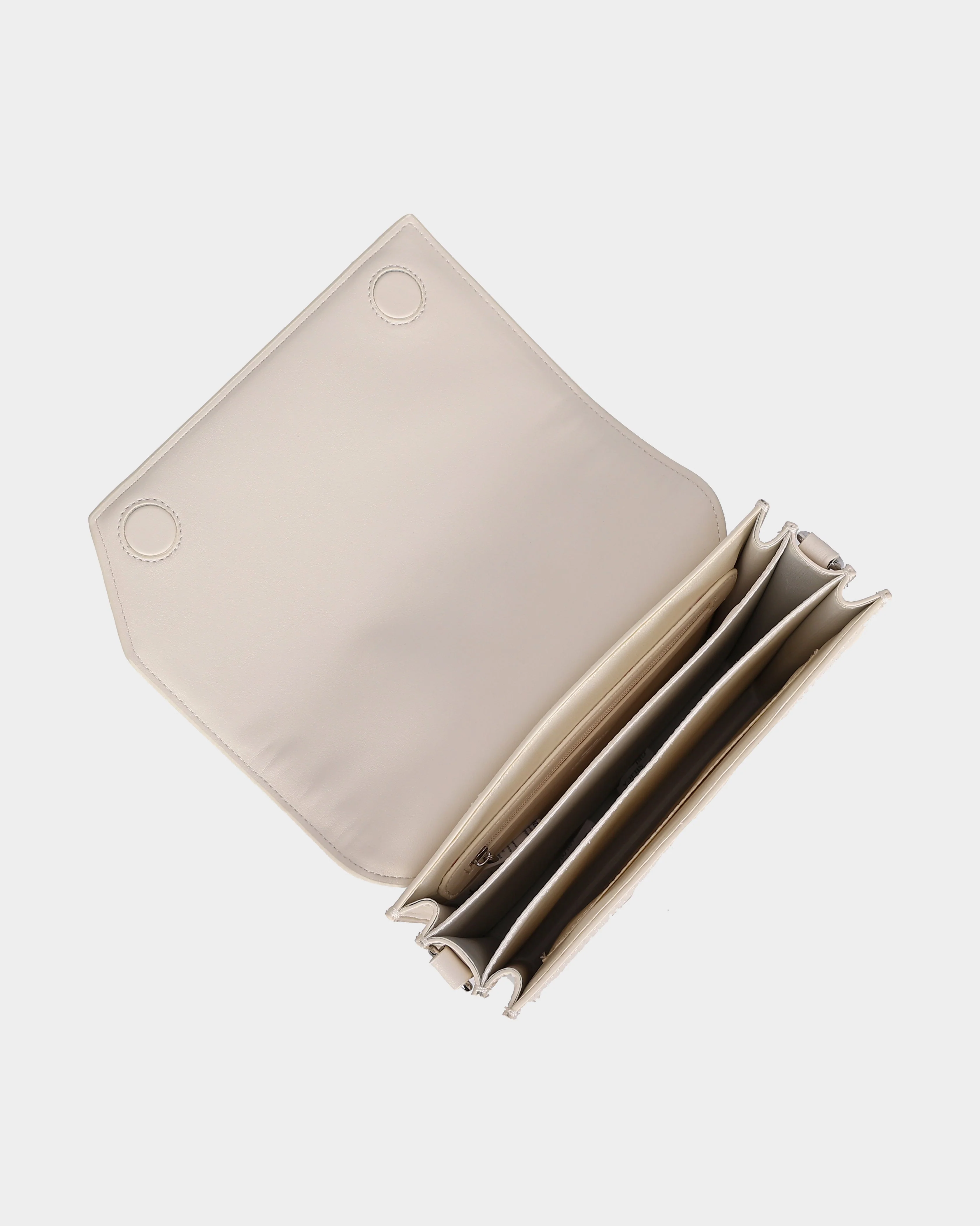 First Class Mini Crossbody Bag in Cream White - Image 6