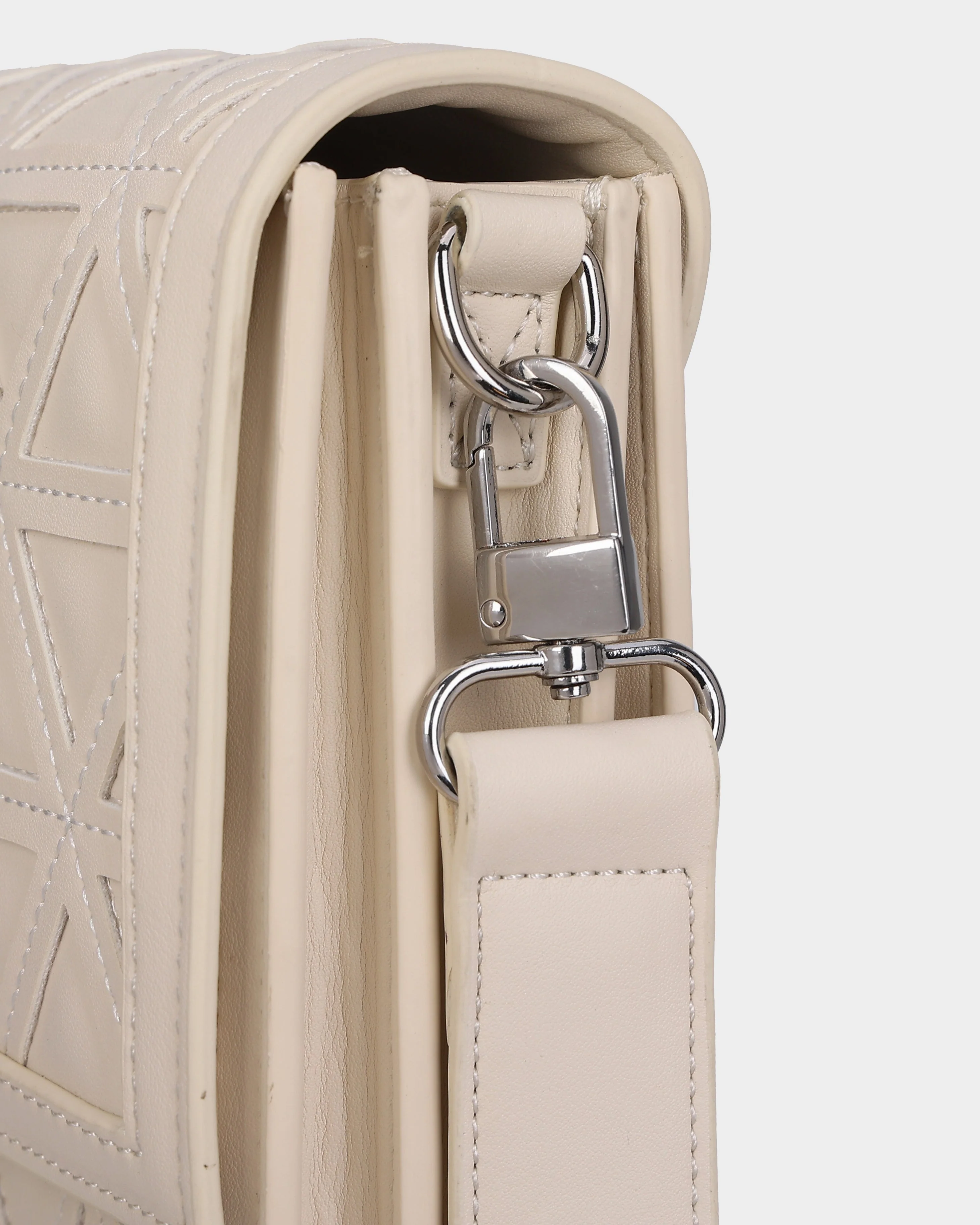 First Class Mini Crossbody Bag in Cream White - Image 7