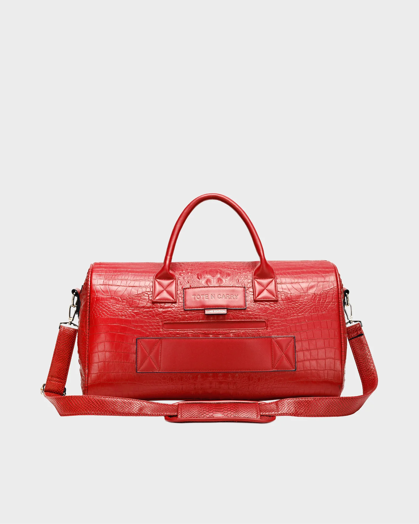 LA Staple Duffle Bag in Red - Image 3
