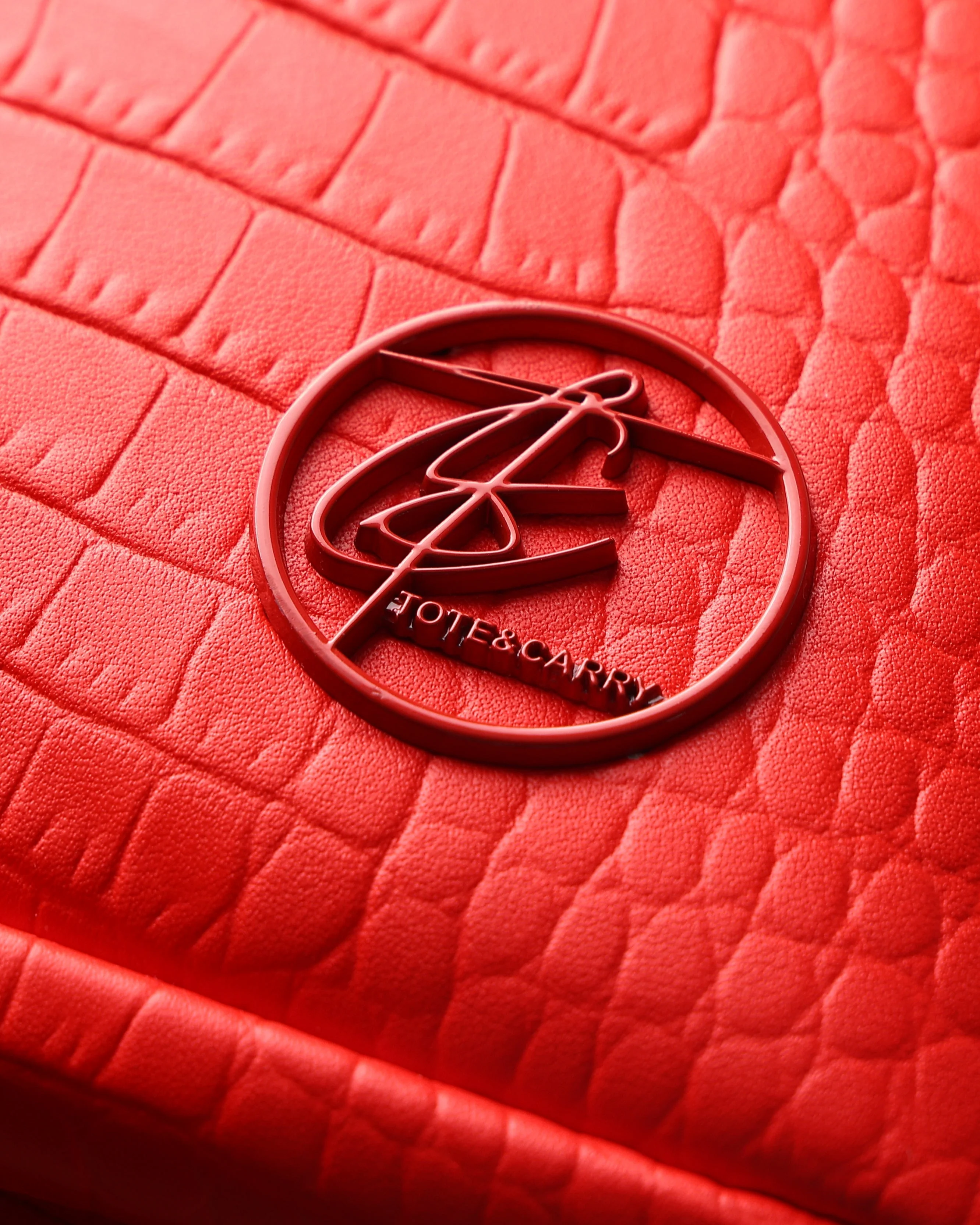 Leather Classic Backpack in Red - Image 11