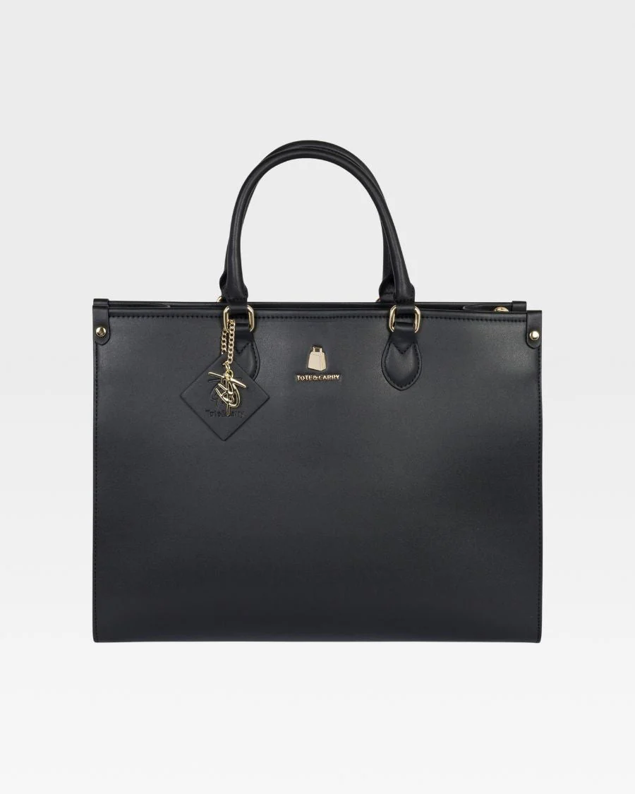 Lisse Mini Tote Bag in Black - Image 12