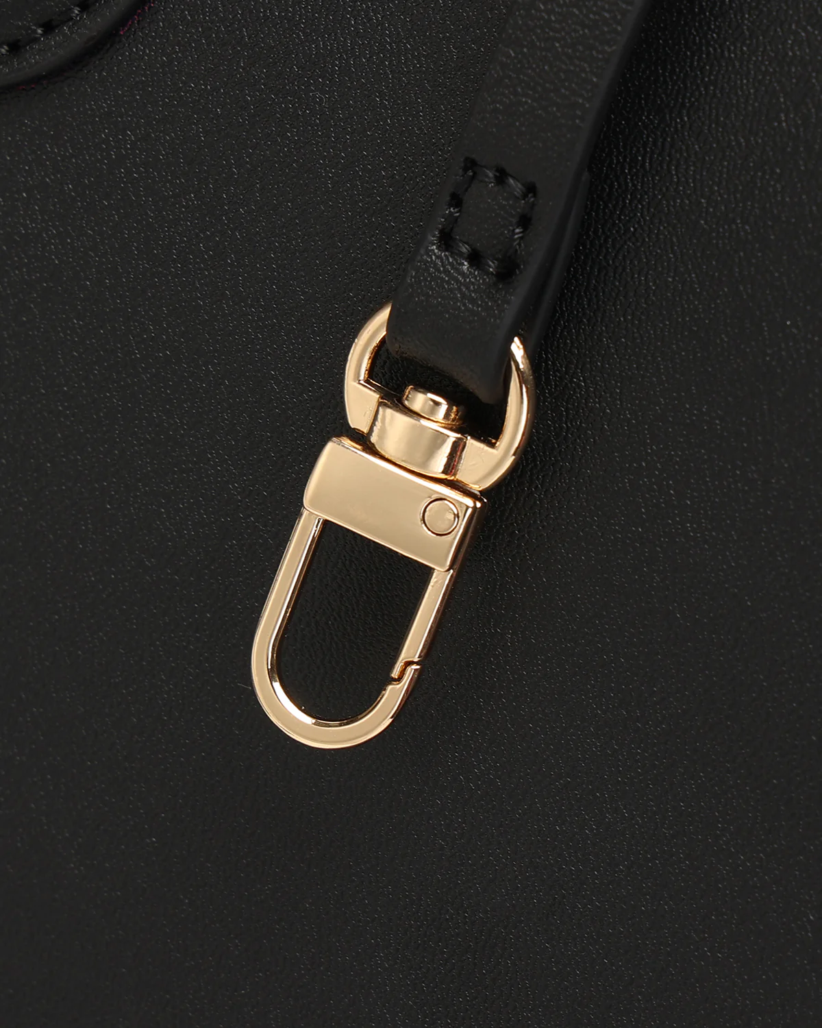 Lisse Mini Tote Bag in Black & Red - Image 22