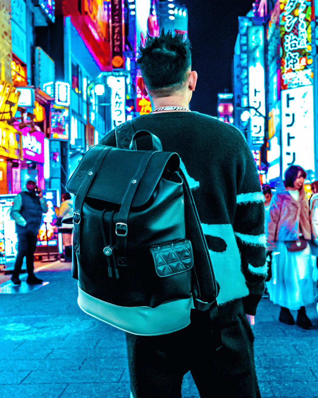 Multiway Jetsetter Backpack in Black - Image 7