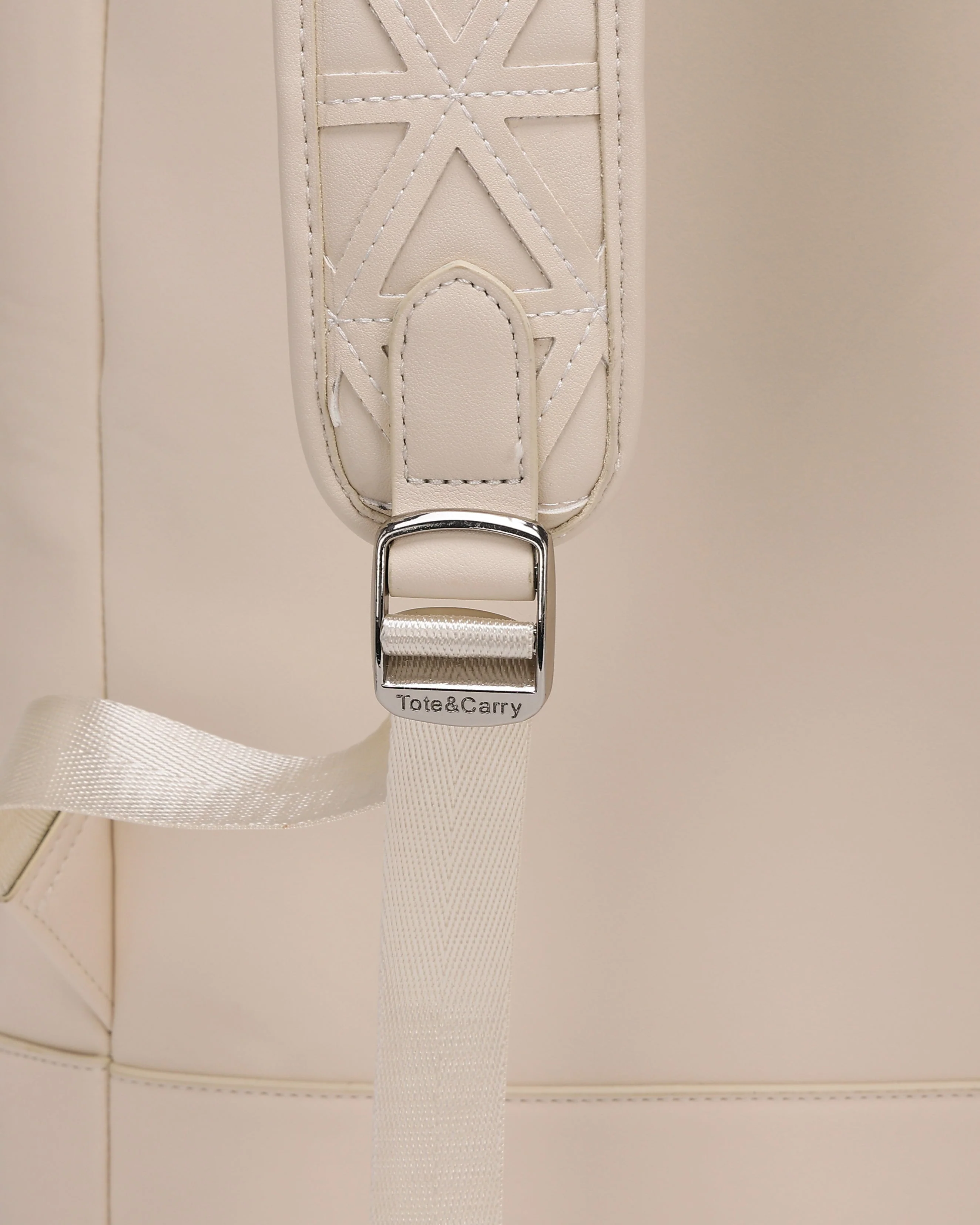 Multiway Jetsetter Backpack in Cream White - Image 11