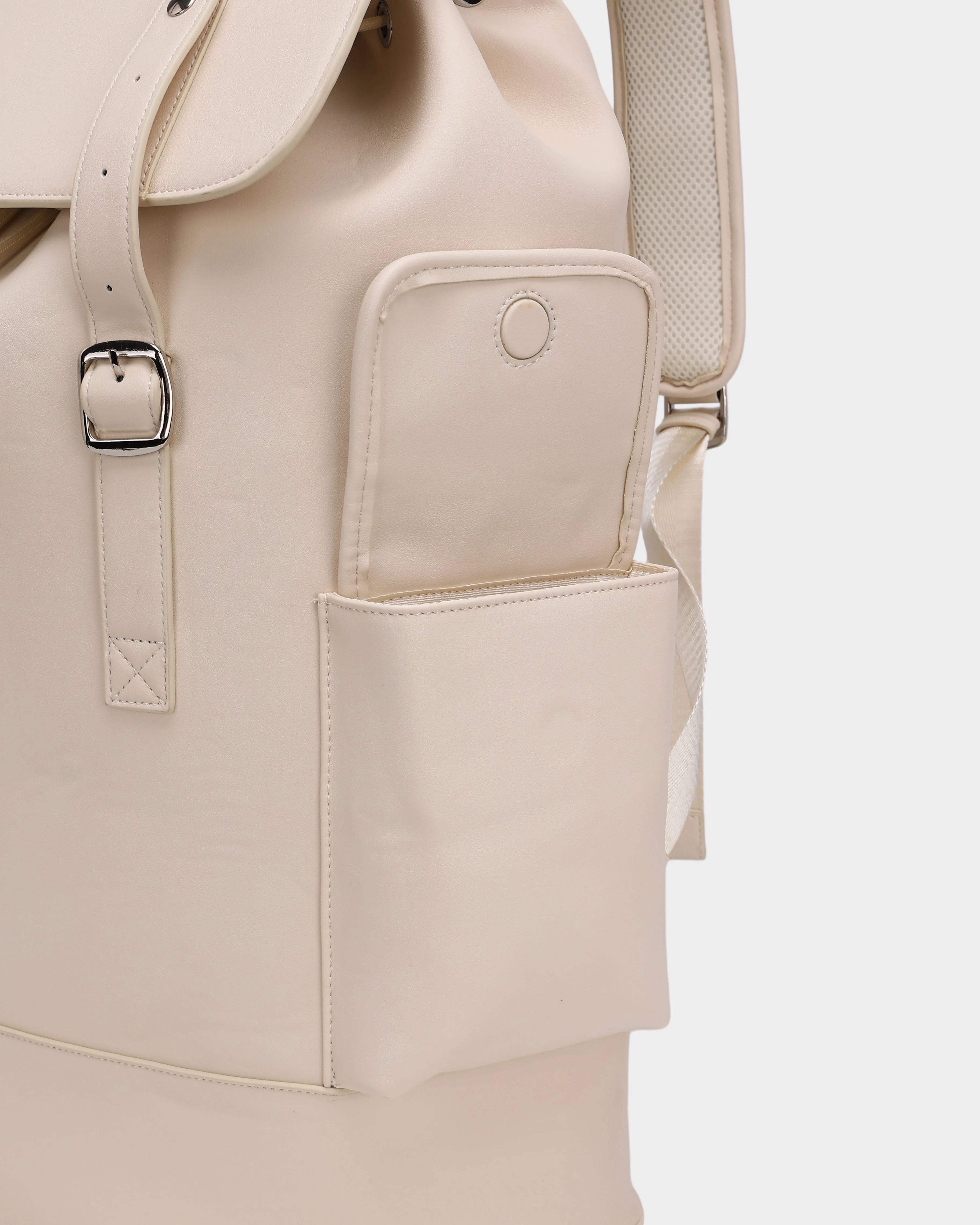 Multiway Jetsetter Backpack in Cream White - Image 13