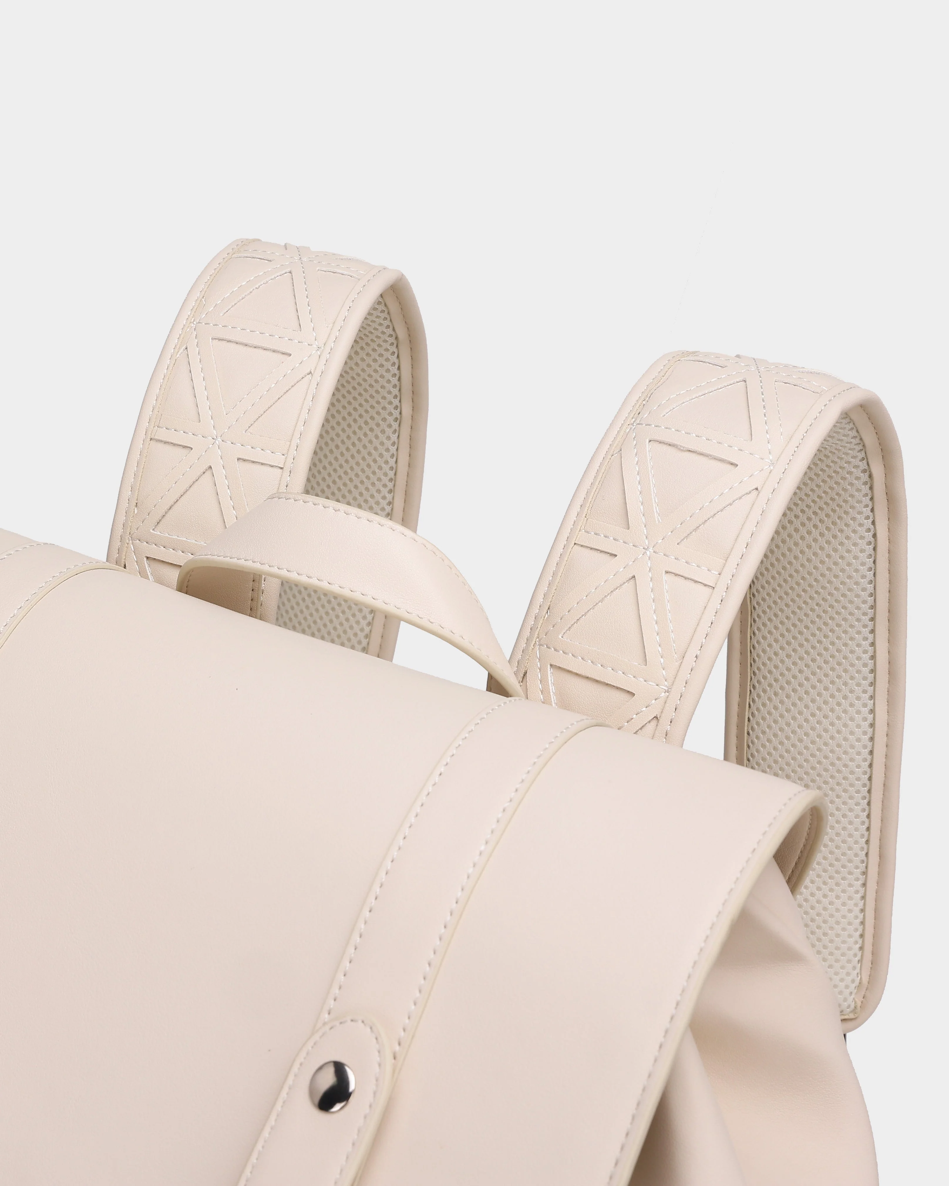 Multiway Jetsetter Backpack in Cream White - Image 9