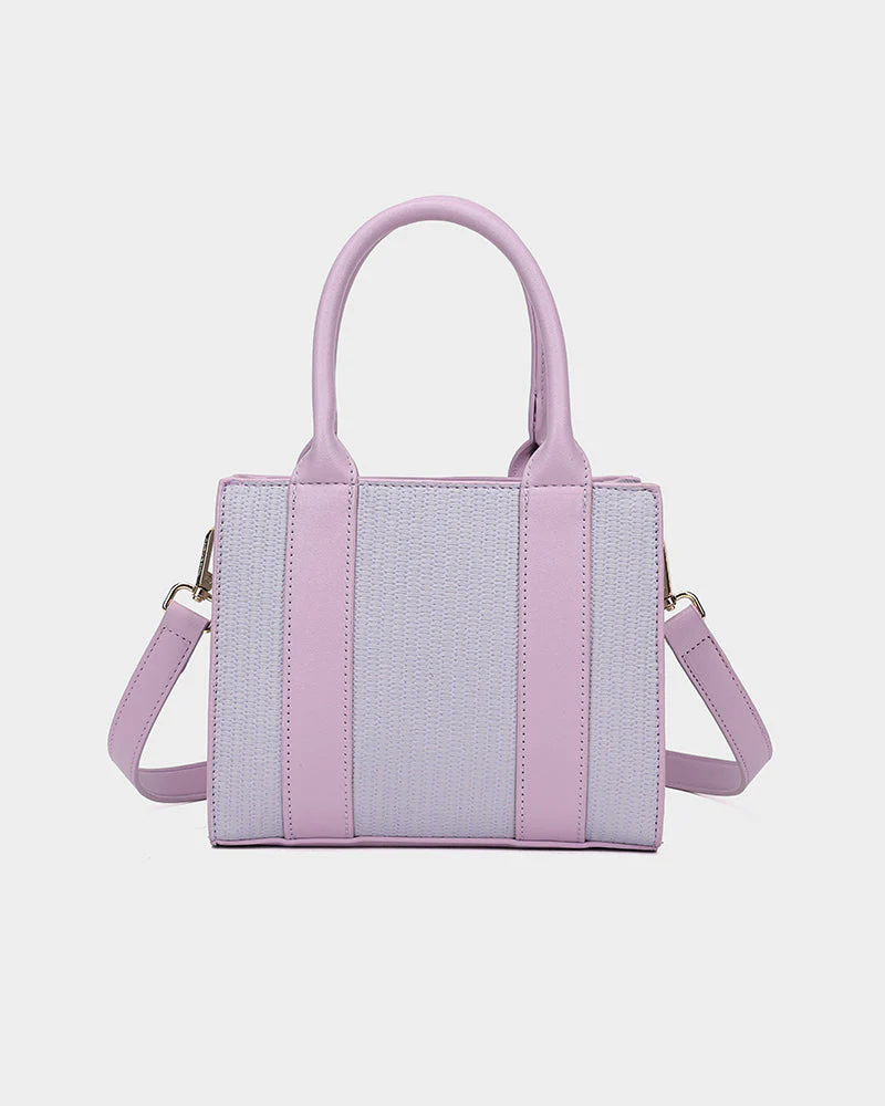 Pebble Mini Tote Bag in Purple - Image 4
