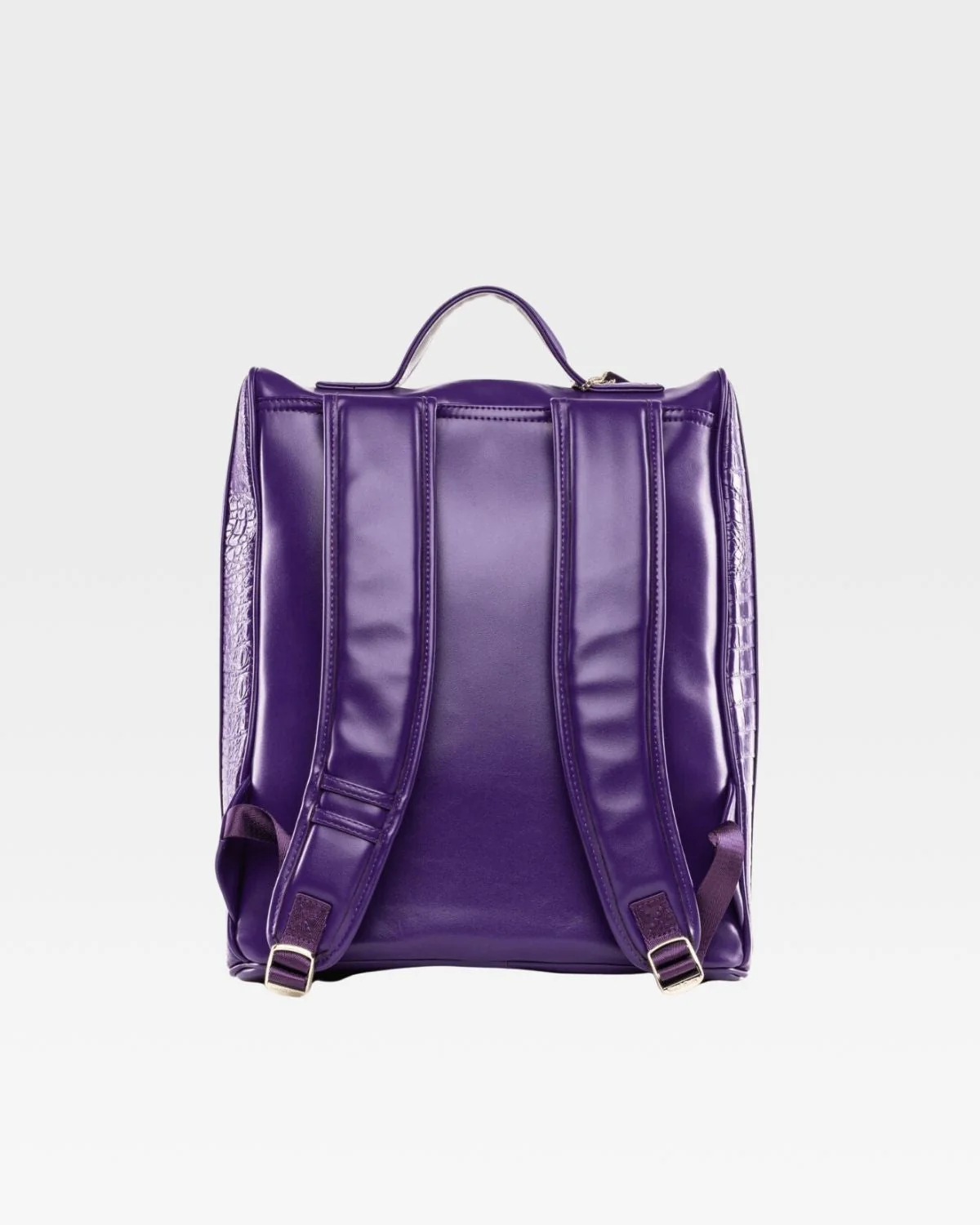 Statement Weekender Backpack in Purple - Image 4
