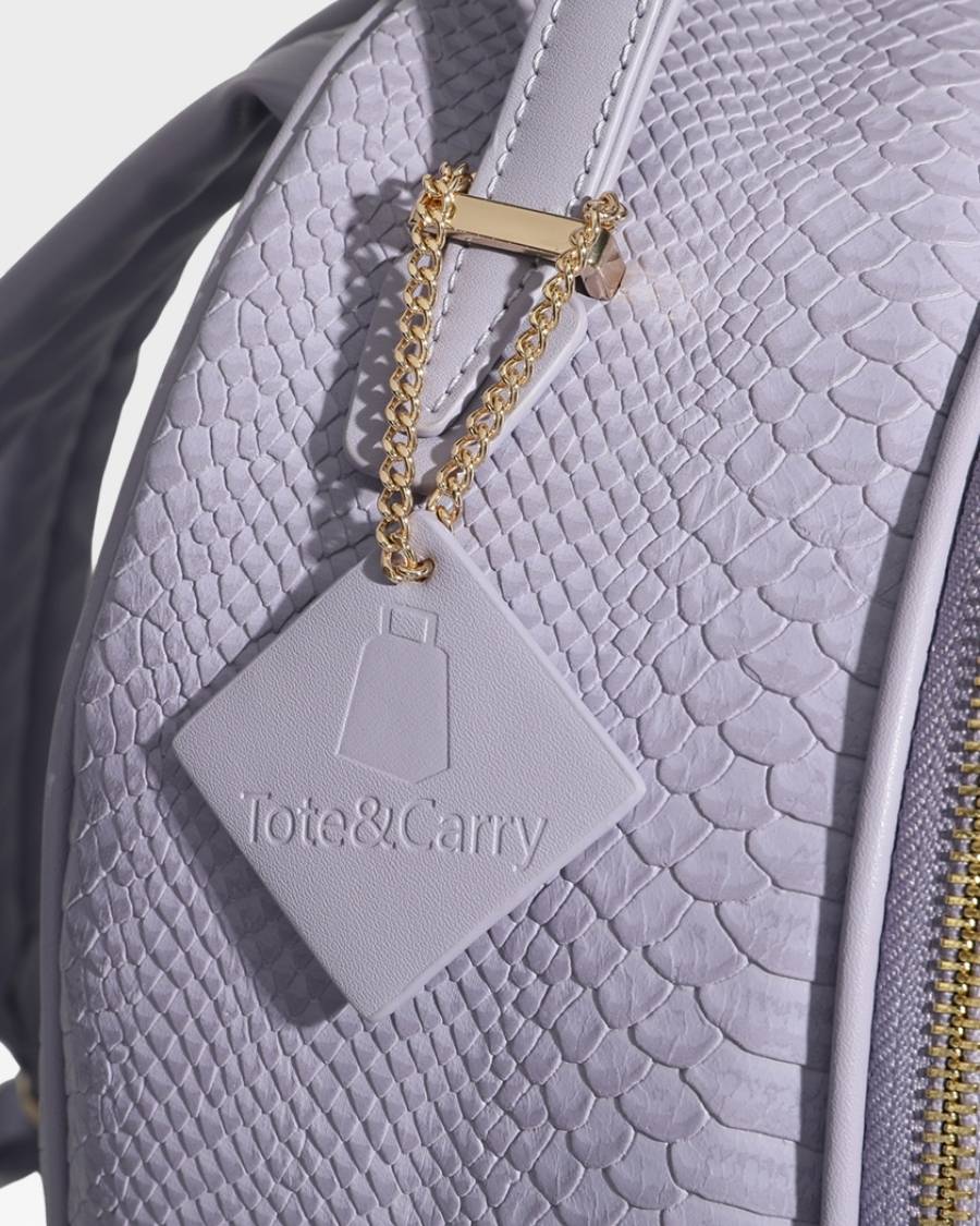 Signature Commuter Backpack in Lavender - Image 6