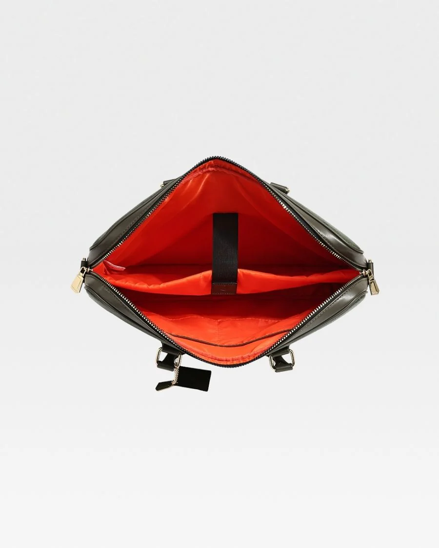 Signature Jetsetter Laptop Bag in Olive - Image 13