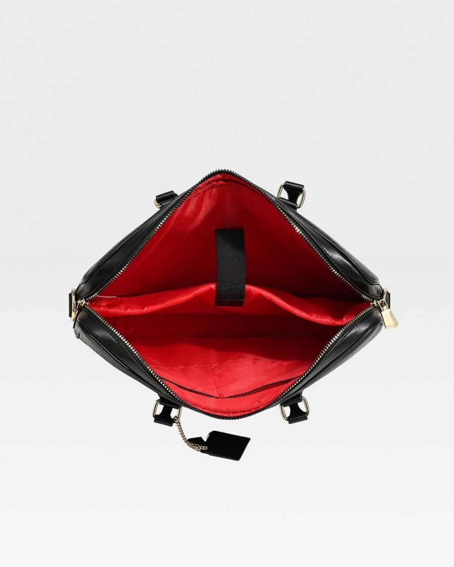 Signature Jetsetter Laptop Bag in Black - Image 12