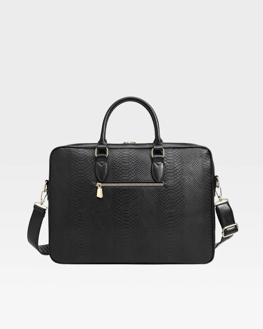 Signature Jetsetter Laptop Bag in Black - Image 5