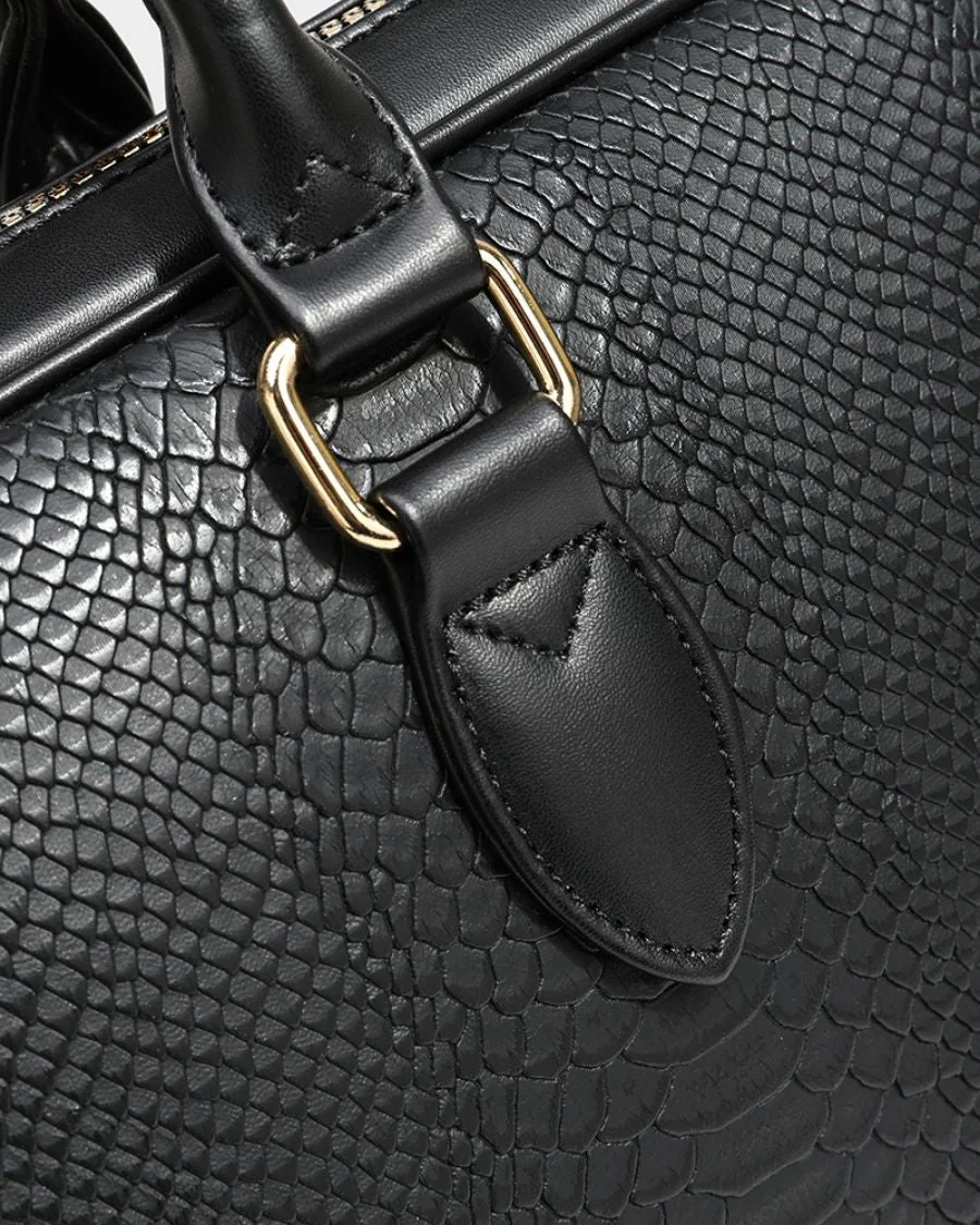 Signature Jetsetter Laptop Bag in Black - Image 6