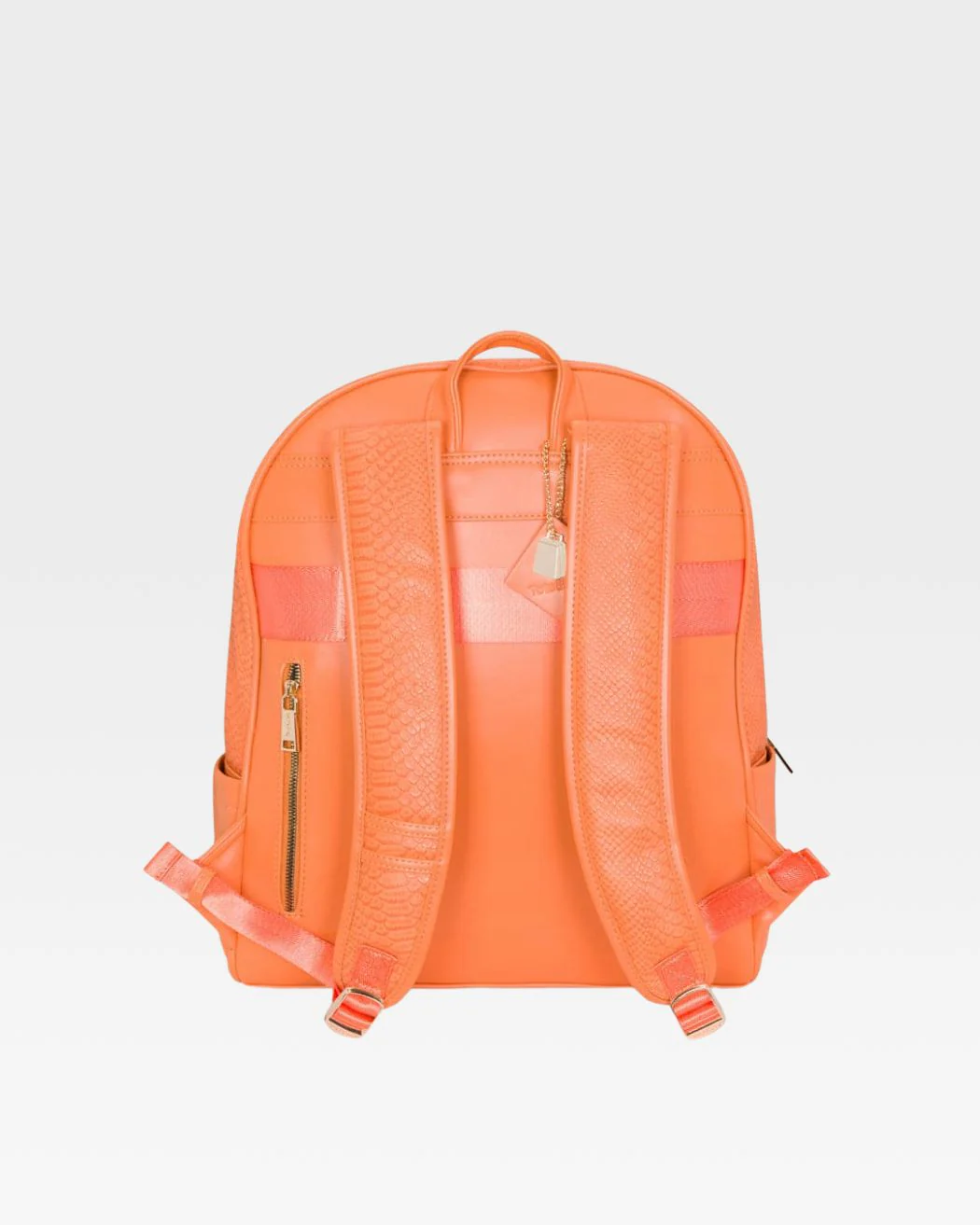 Signature Traveler Backpack in Sunset Orange - Image 3