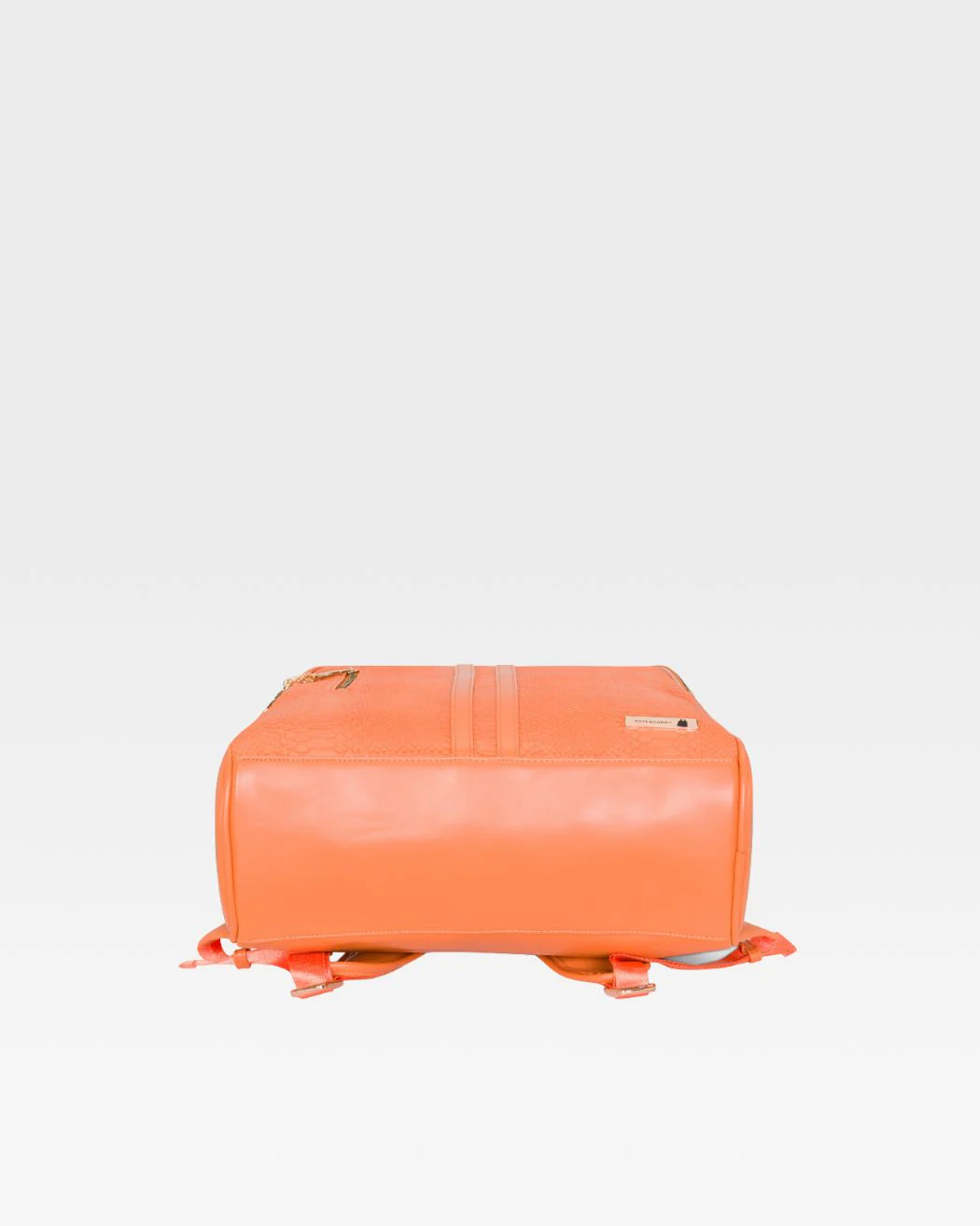 Signature Traveler Backpack in Sunset Orange - Image 4