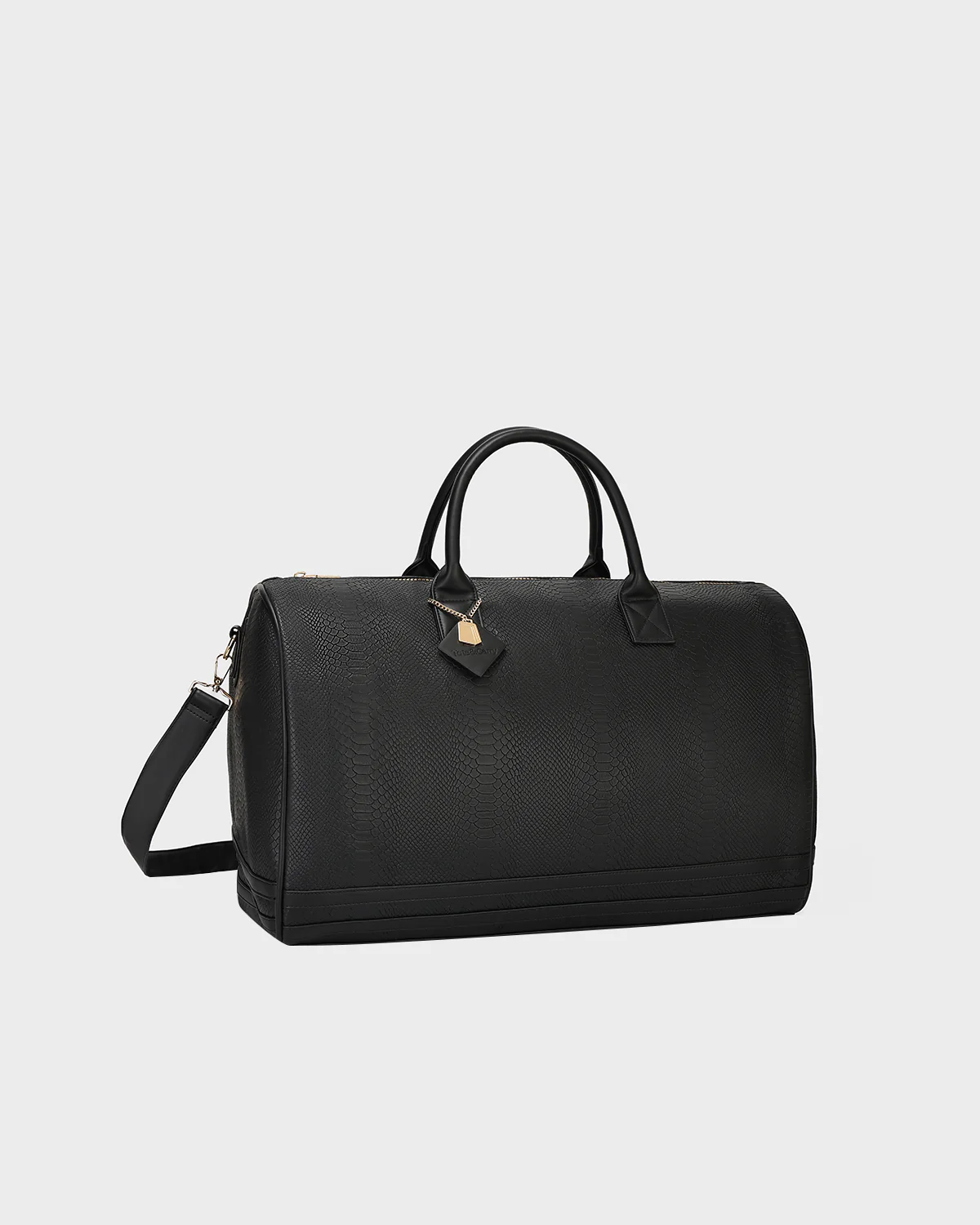 Signature Weekender Duffle Bag in Black - Image 10