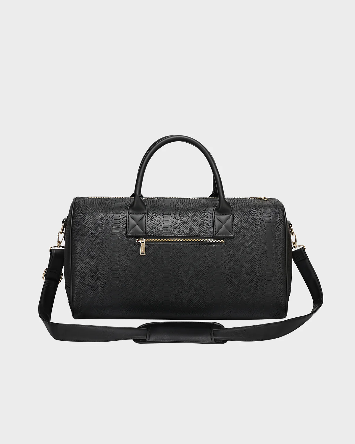 Signature Weekender Duffle Bag in Black - Image 4