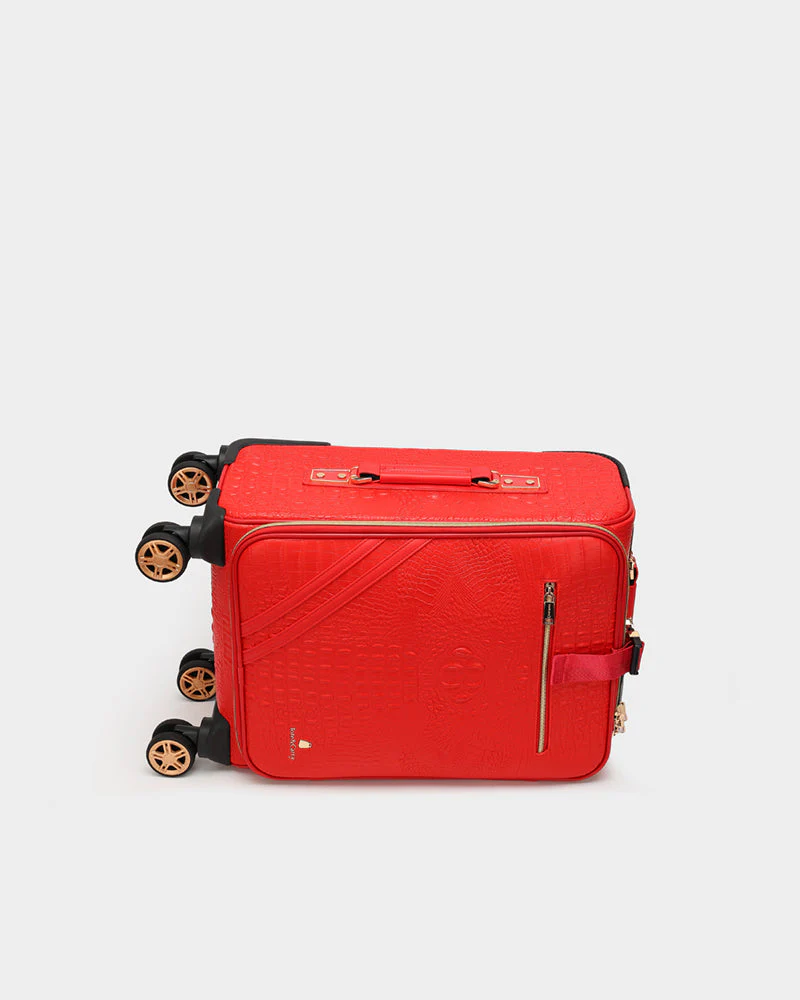 Statement 2-Piece Luggage Set in Red - Image 13