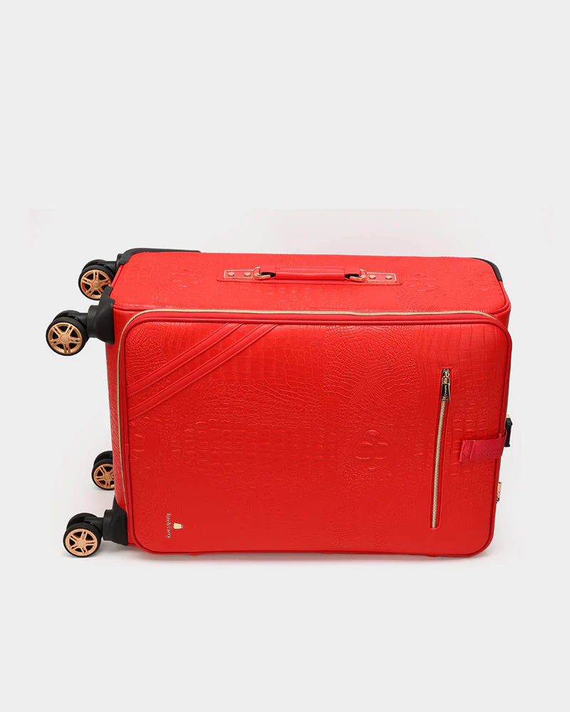 Statement 2-Piece Luggage Set in Red - Image 6