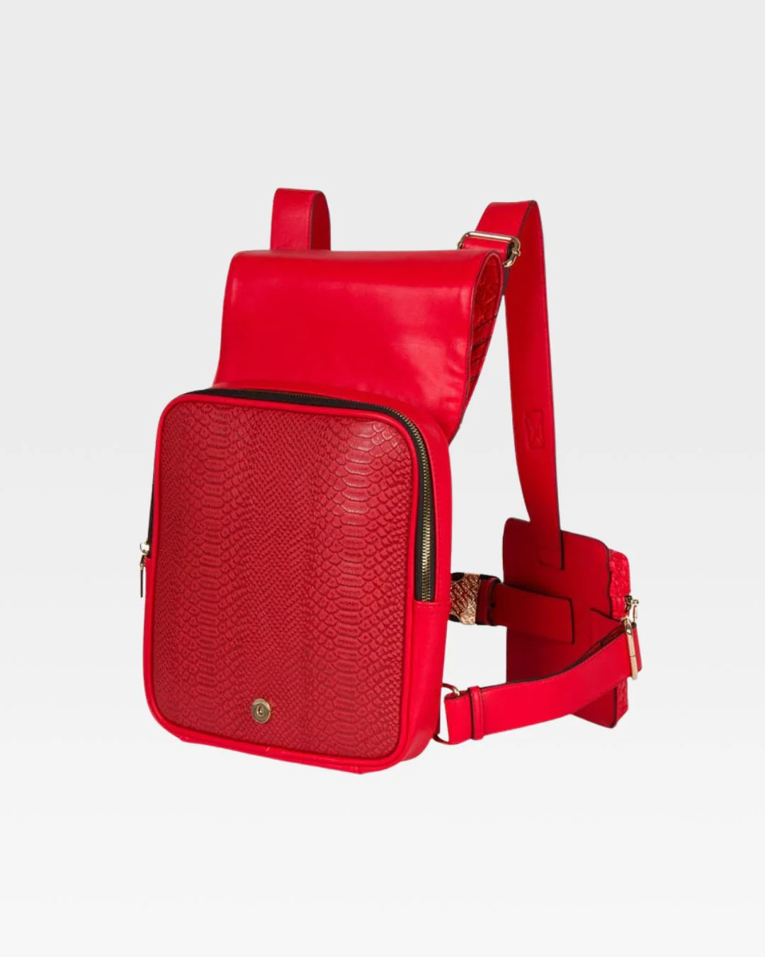 Statement Chest Bag in Red - Image 3