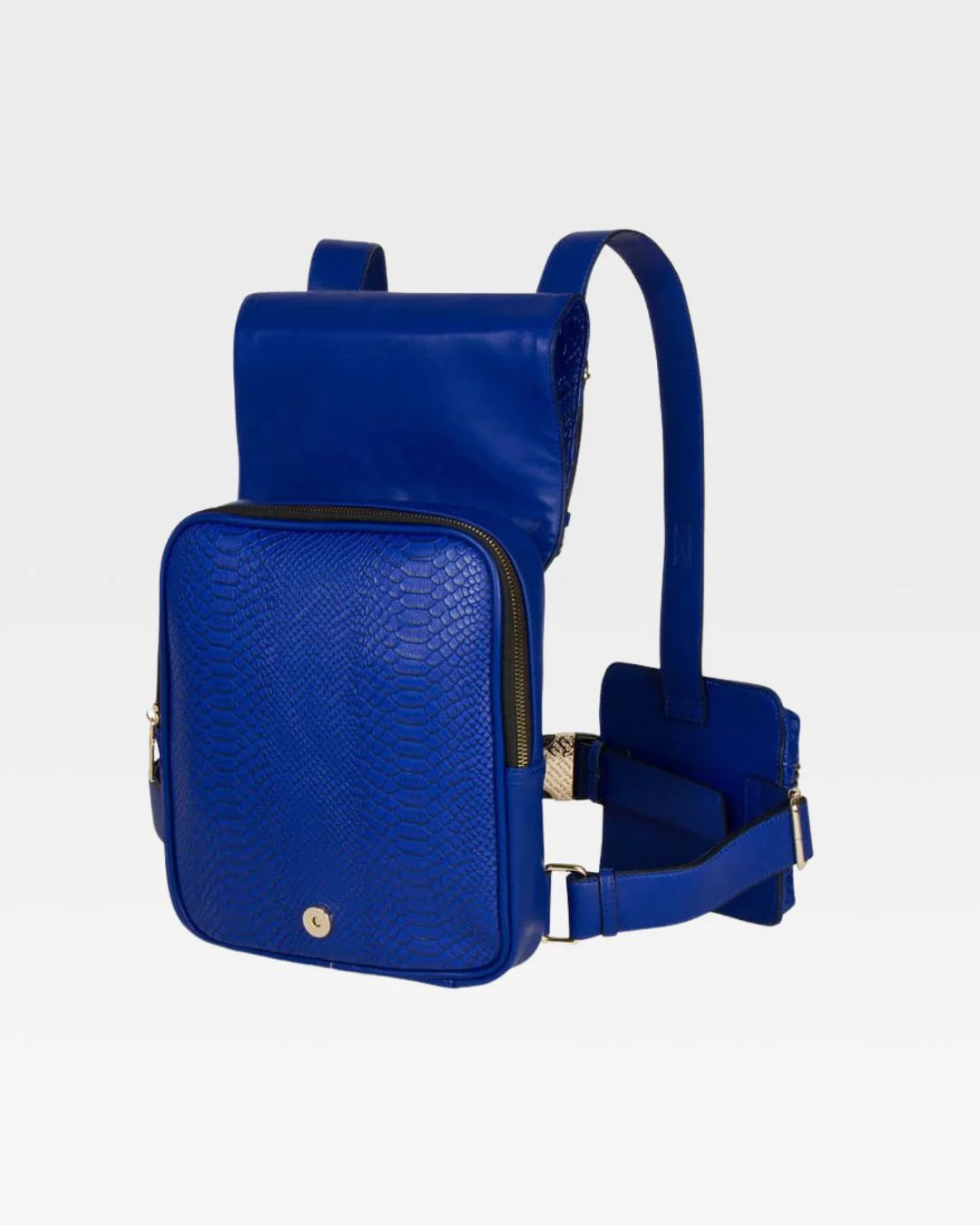 Statement Chest Bag in Royal Blue - Image 3
