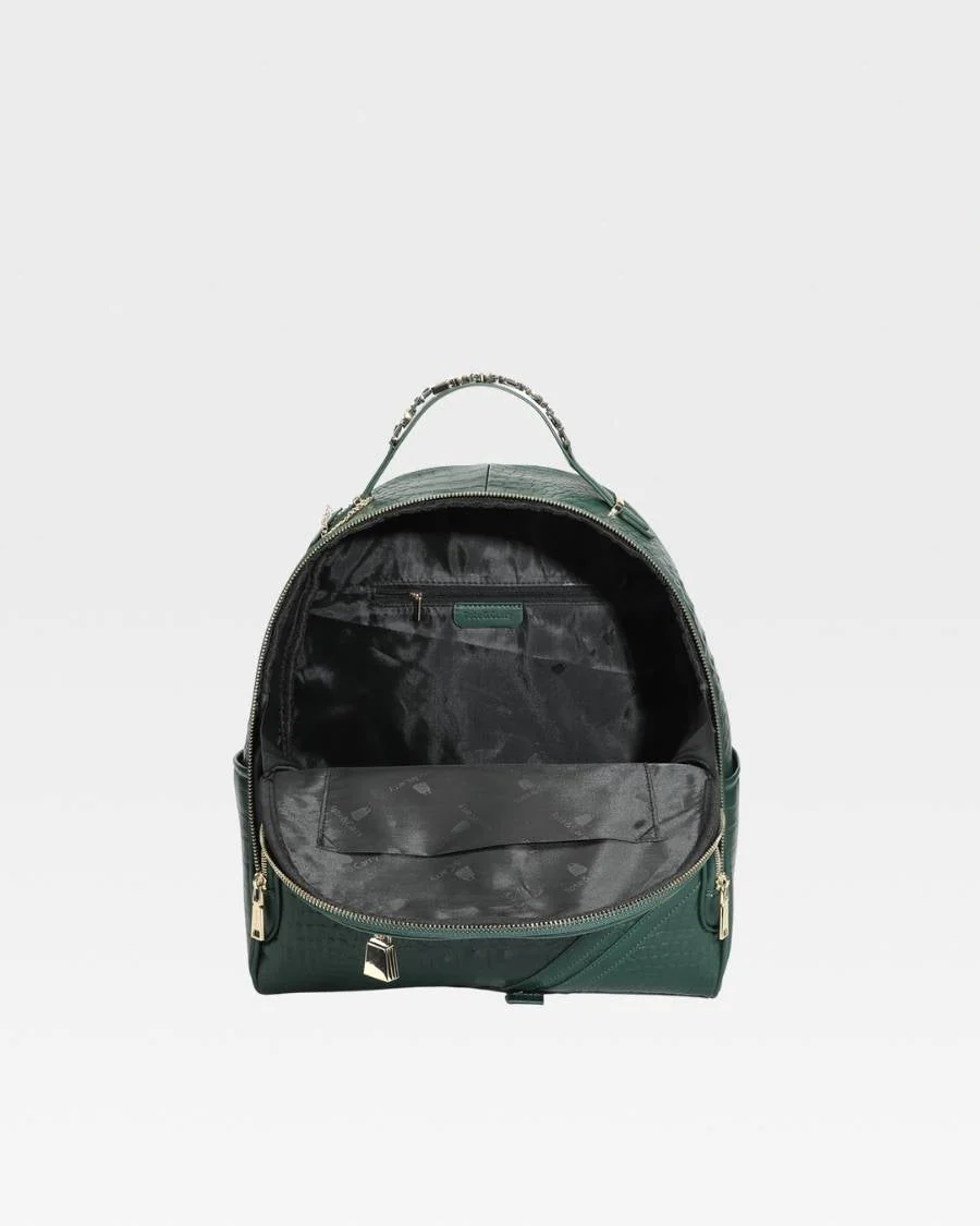 Statement Commuter Backpack in Emerald - Image 6