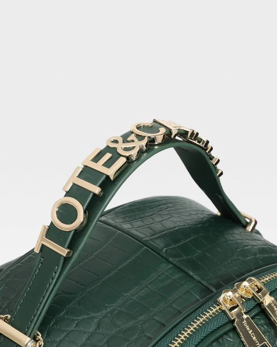 Statement Commuter Backpack in Emerald - Image 7