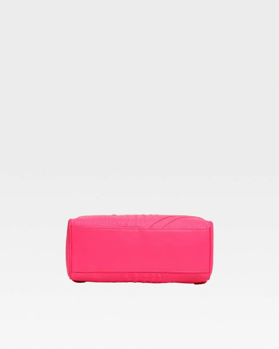 Statement Commuter Backpack in Neon Pink - Image 5