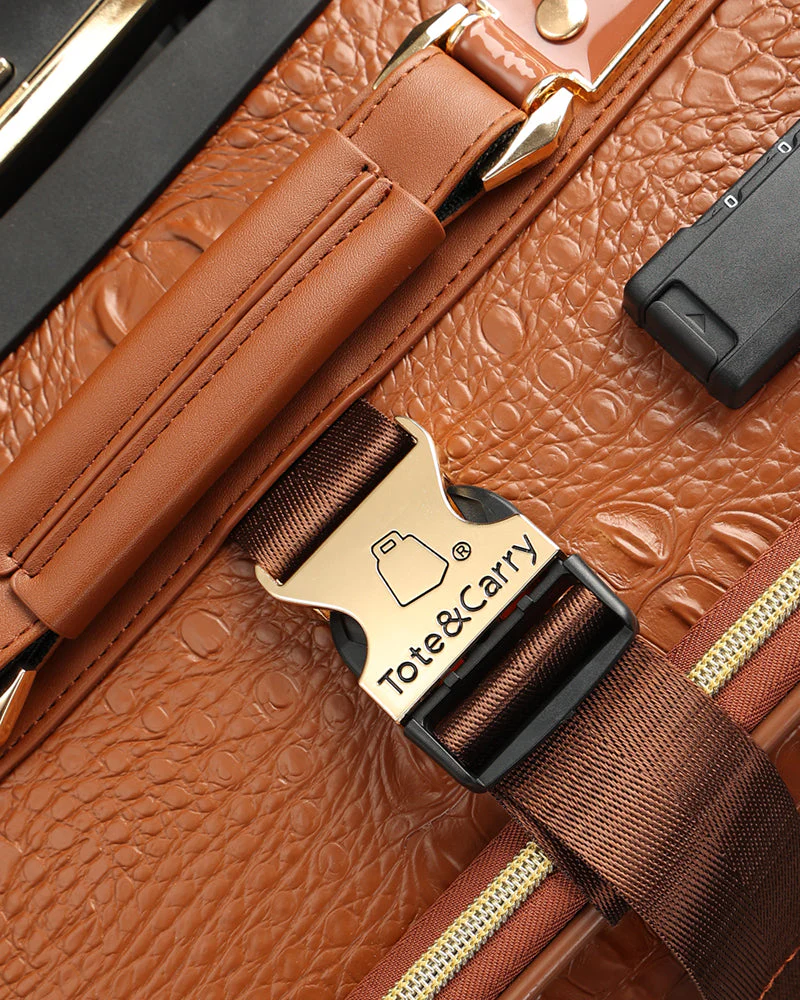 Statement Carry-On Kit in Caramel - Image 10