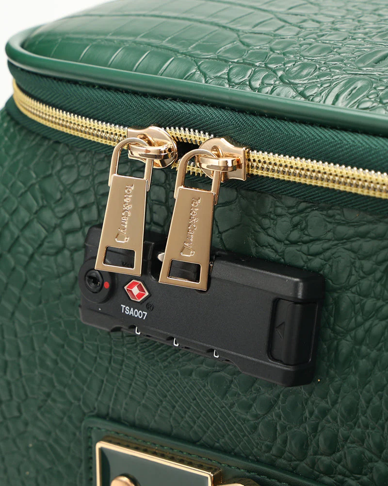 Statement 2-Piece Luggage Set in Emerald - Image 19