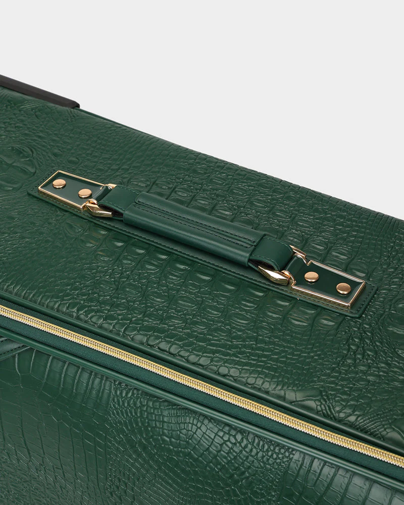 Statement 2-Piece Luggage Set in Emerald - Image 17