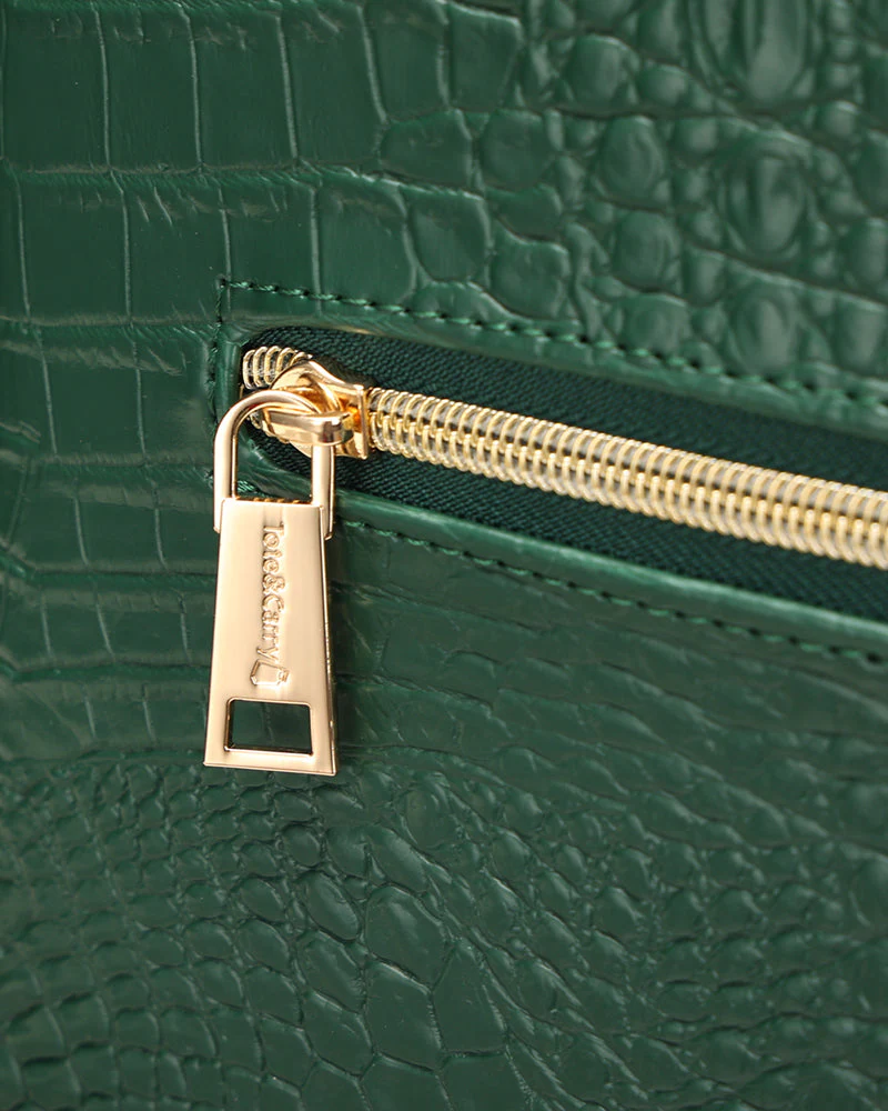 Statement 2-Piece Luggage Set in Emerald - Image 16