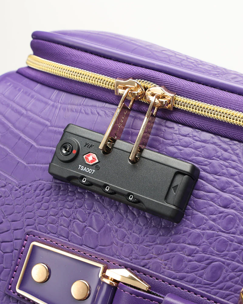 Statement Carry-On Kit in Purple - Image 11