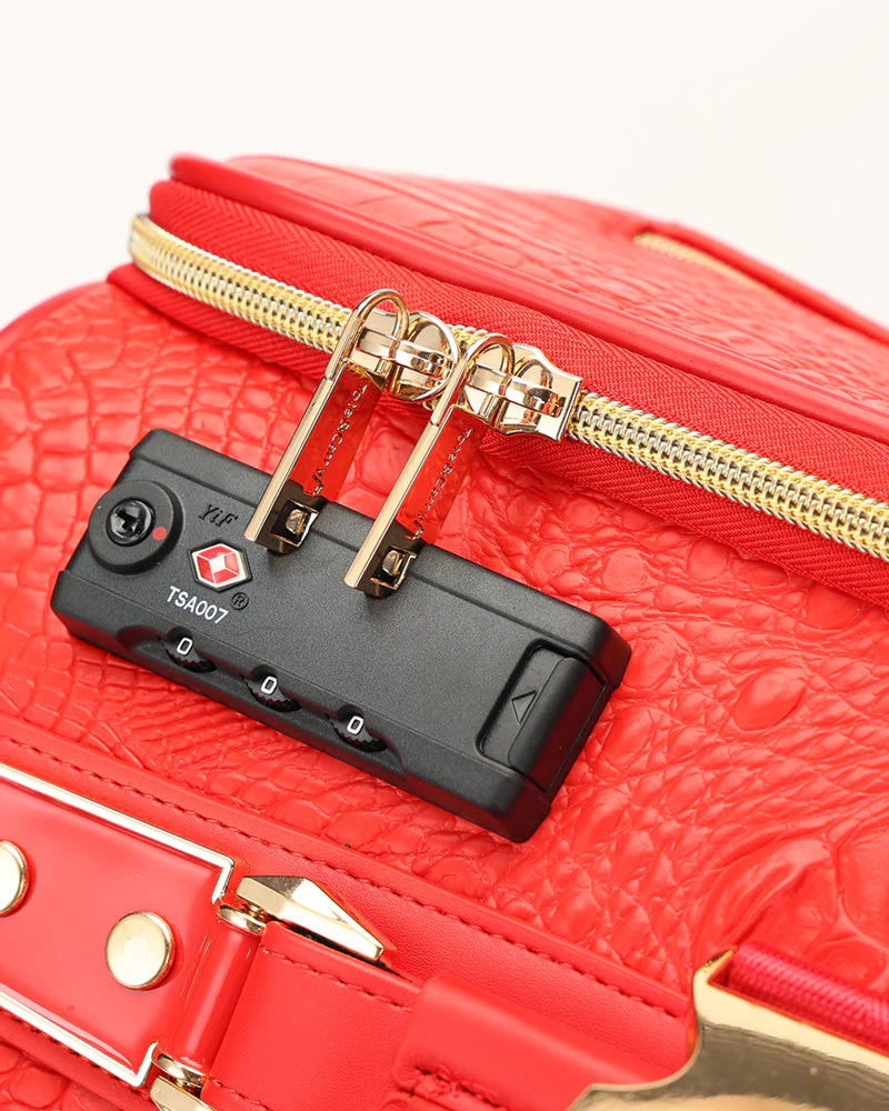Statement 2-Piece Luggage Set in Red - Image 22
