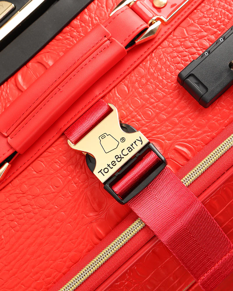 Statement 2-Piece Luggage Set in Red - Image 15